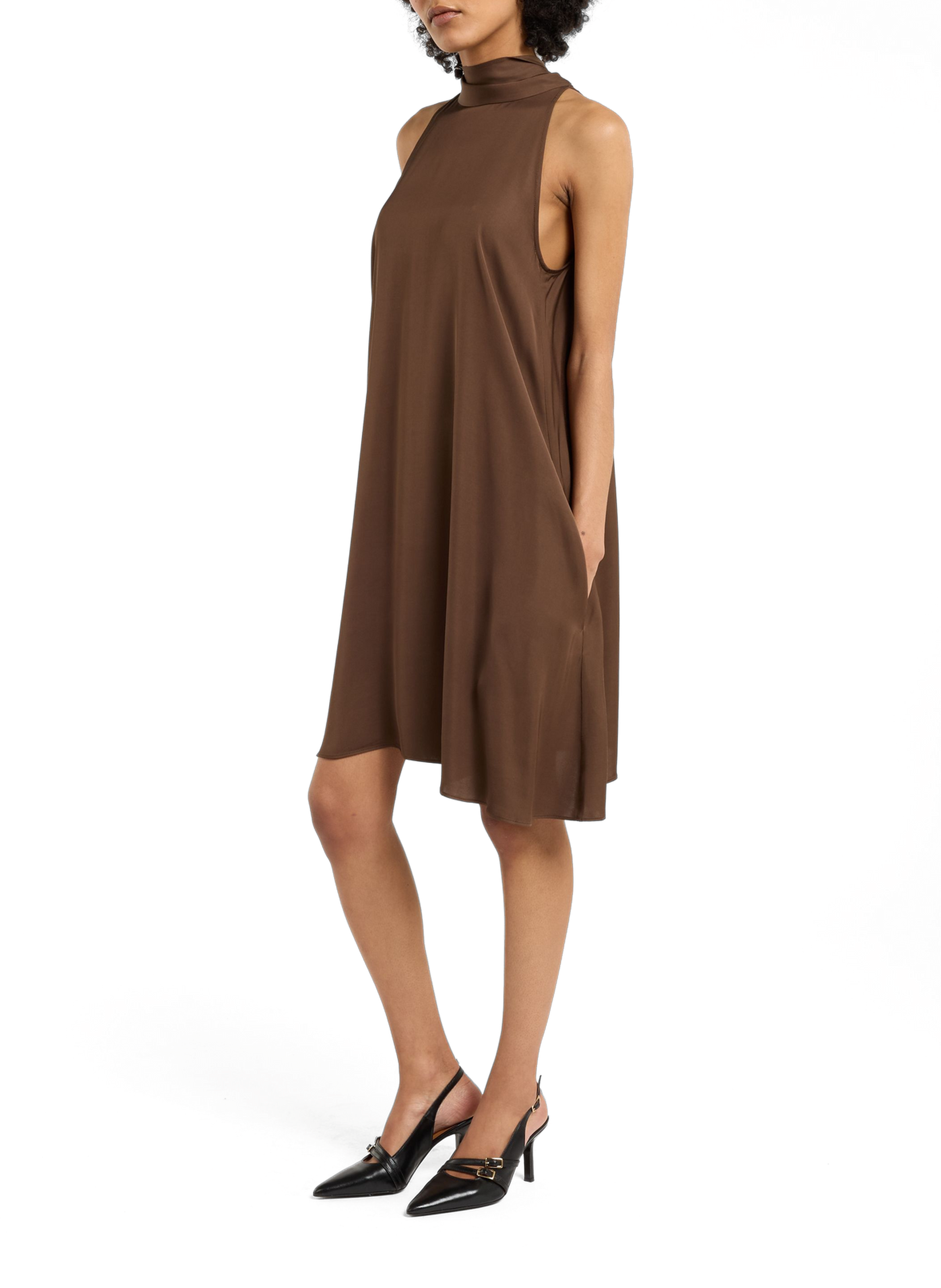 Robe courte en voile Arop SAISON 1865 Marron