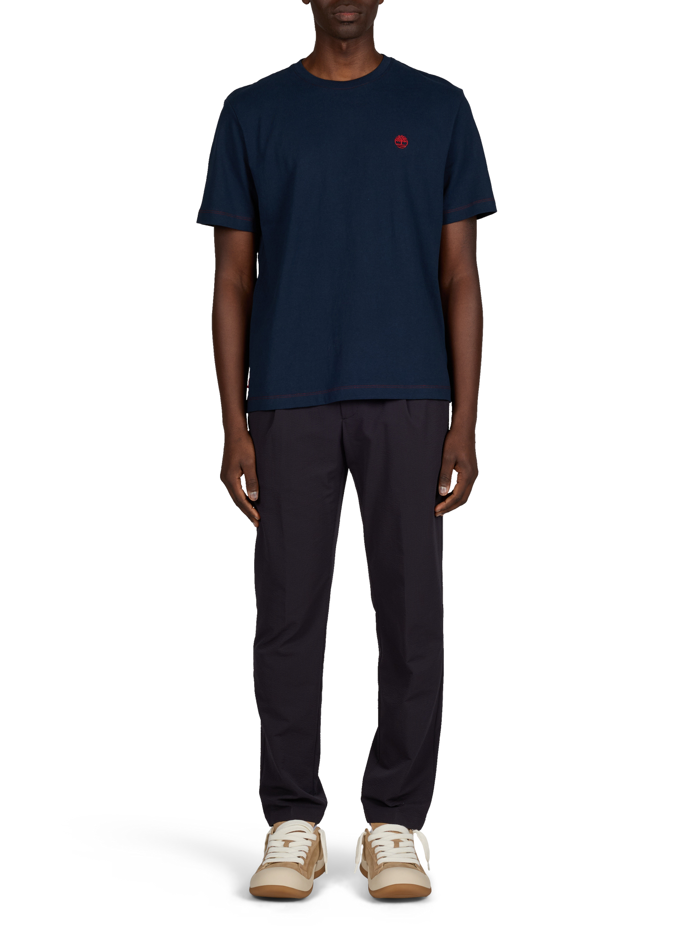 T-shirt à imprimé en coton TIMBERLAND Bleu