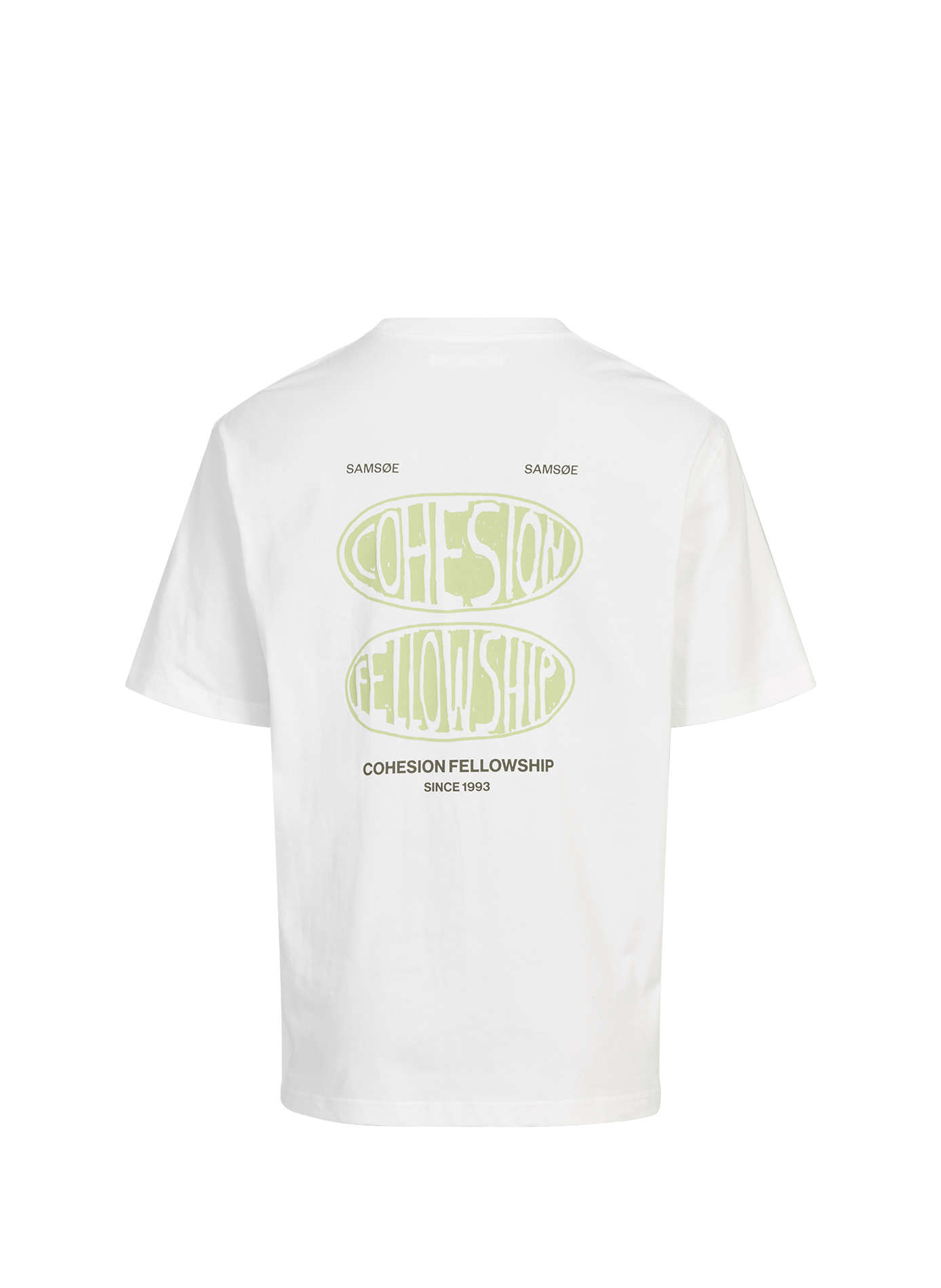 Printed organic cotton T-shirt SAMSOE SAMSOE Green