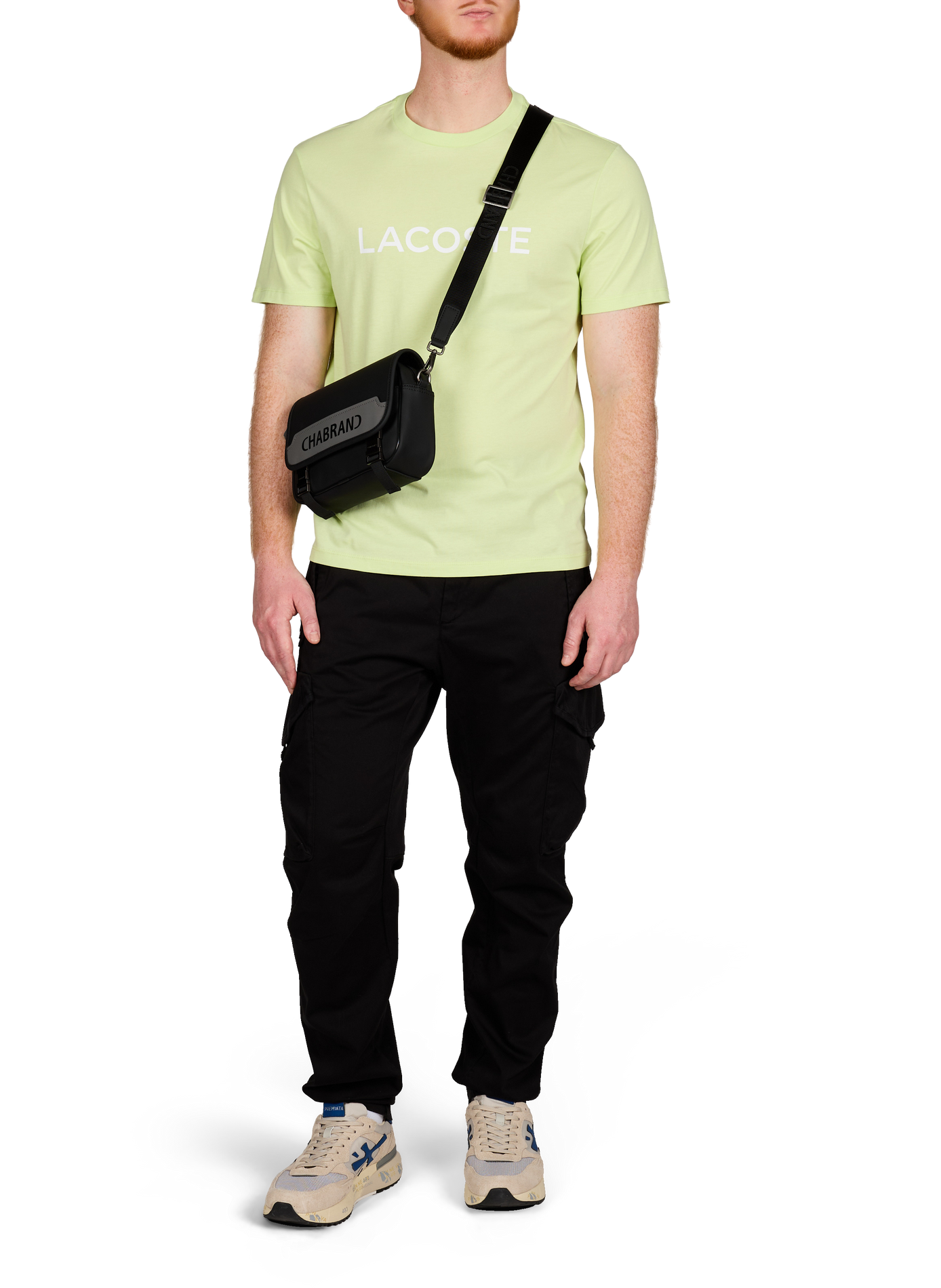 Sac à bandoulière à logo CHABRAND Noir