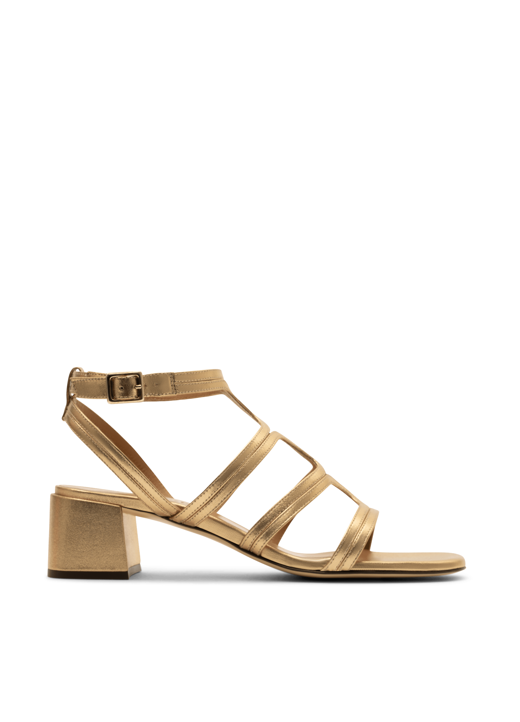 Sandales pippa en nappa PARALLELE Doré