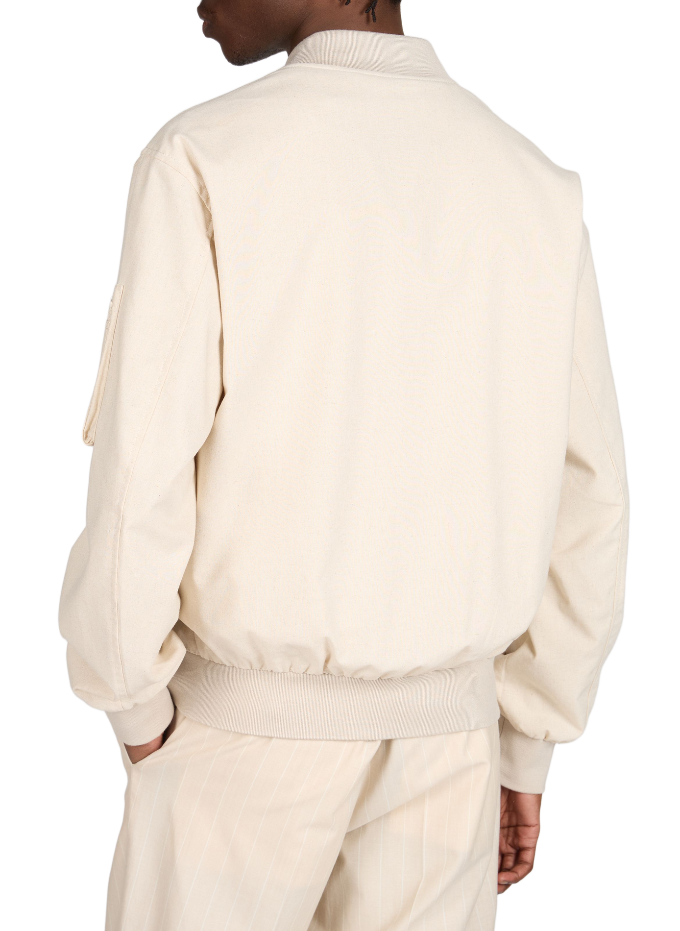 Millen logo embroidered bomber BOMBERS ORIGINAL Beige