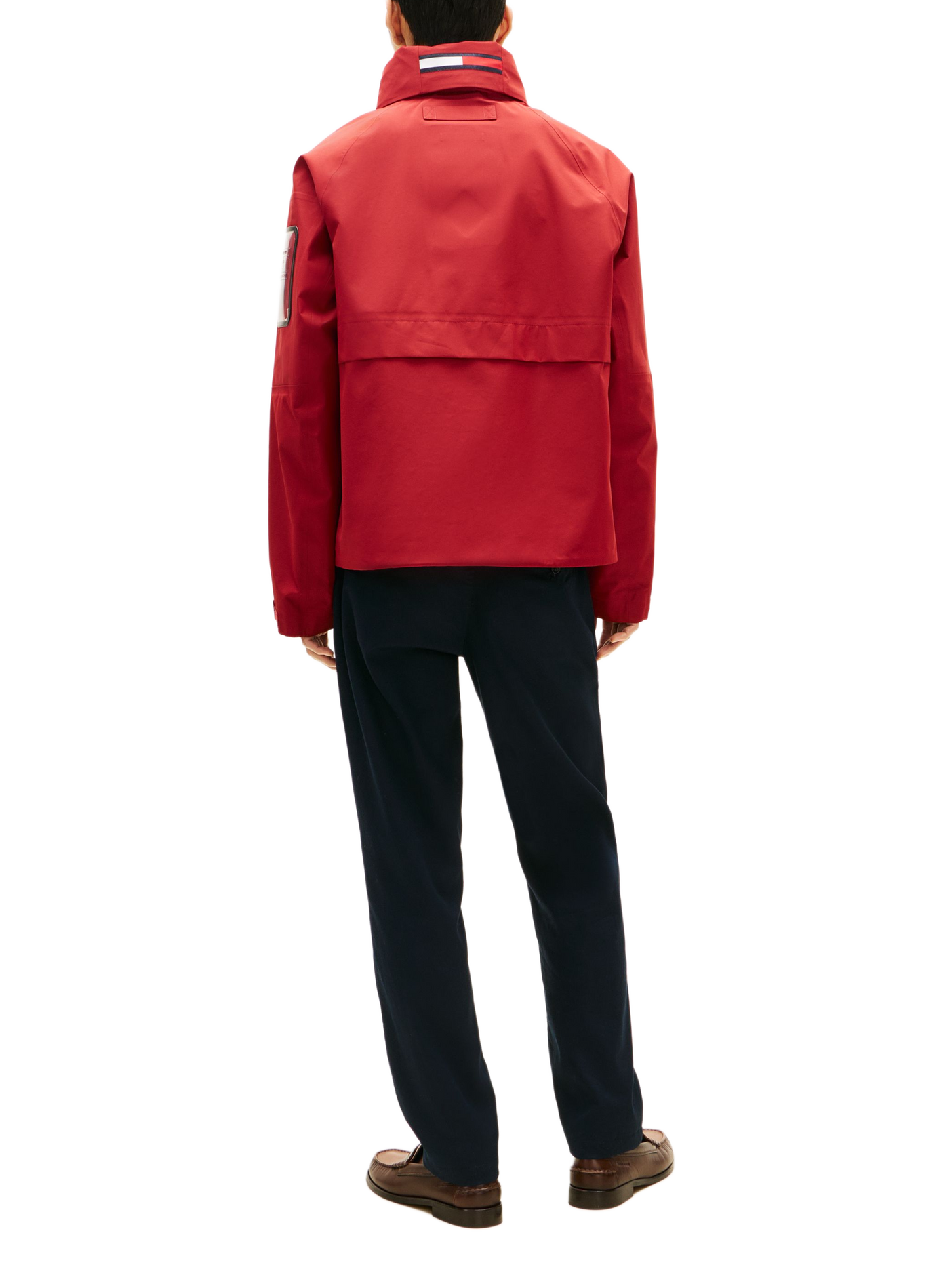 Blouson imperméable à col montant TOMMY HILFIGER Red