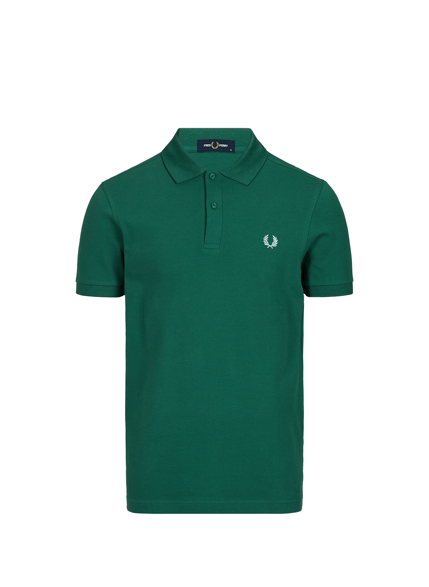 Cotton pique polo shirt PLAIN FRED PERRY SHIRT Sport green light ice