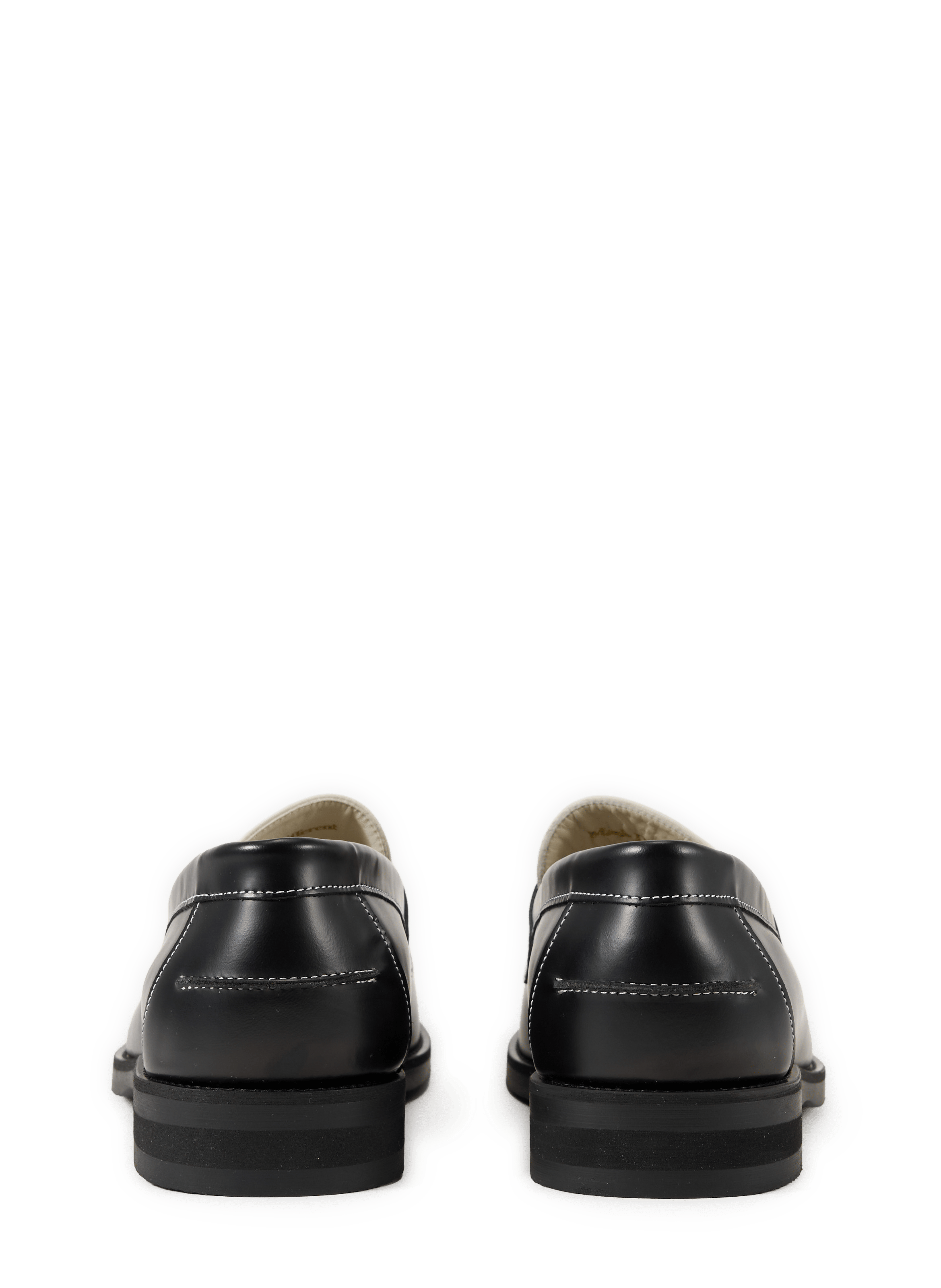Moccasins with contrasting tongue and kiss print in leather DUKE + DEXTER Multicolour