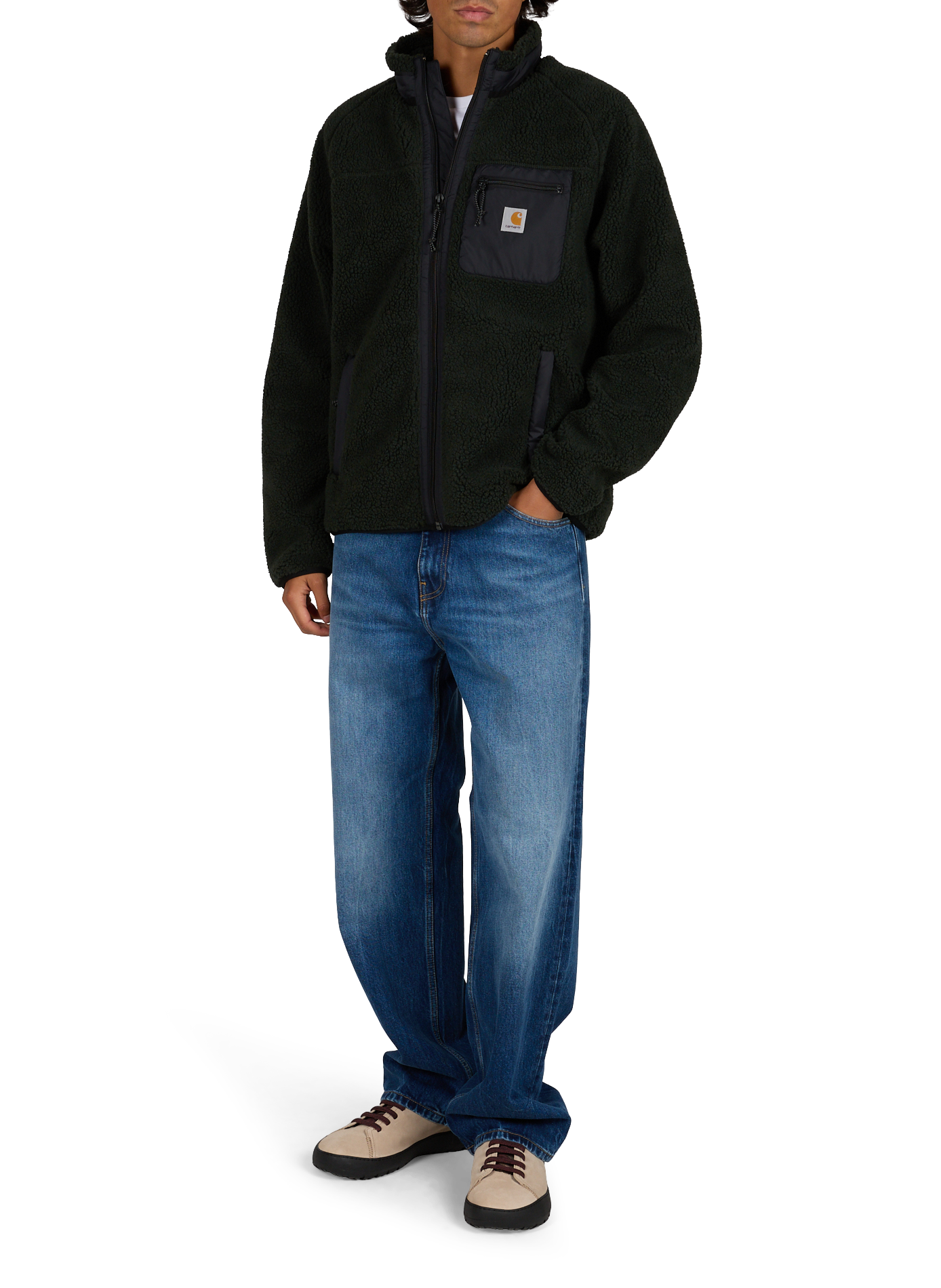 Straight stand-up collar jacket CARHARTT WIP Green