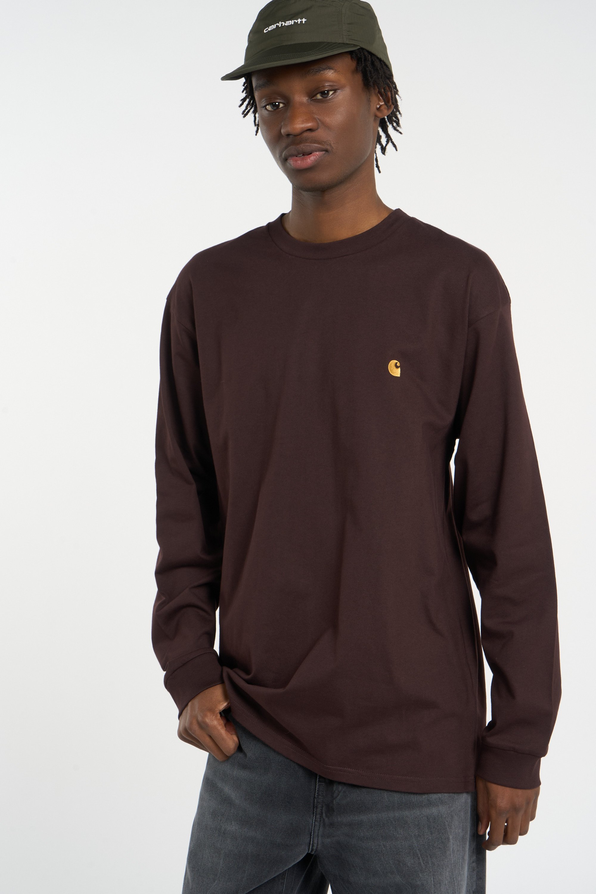 T-shirt chase CARHARTT WIP Marron