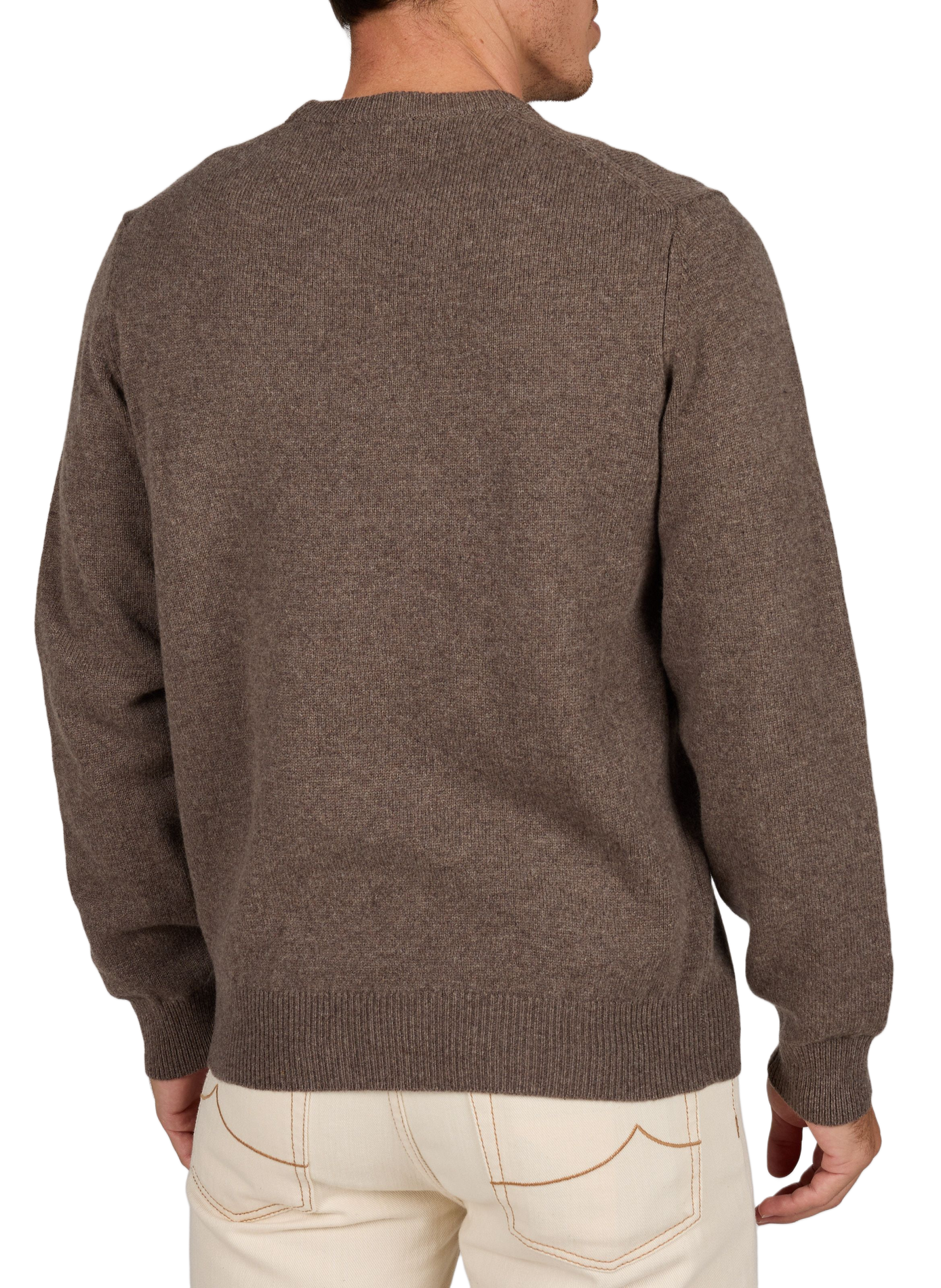 Gerader Wollpullover HACKETT Beige