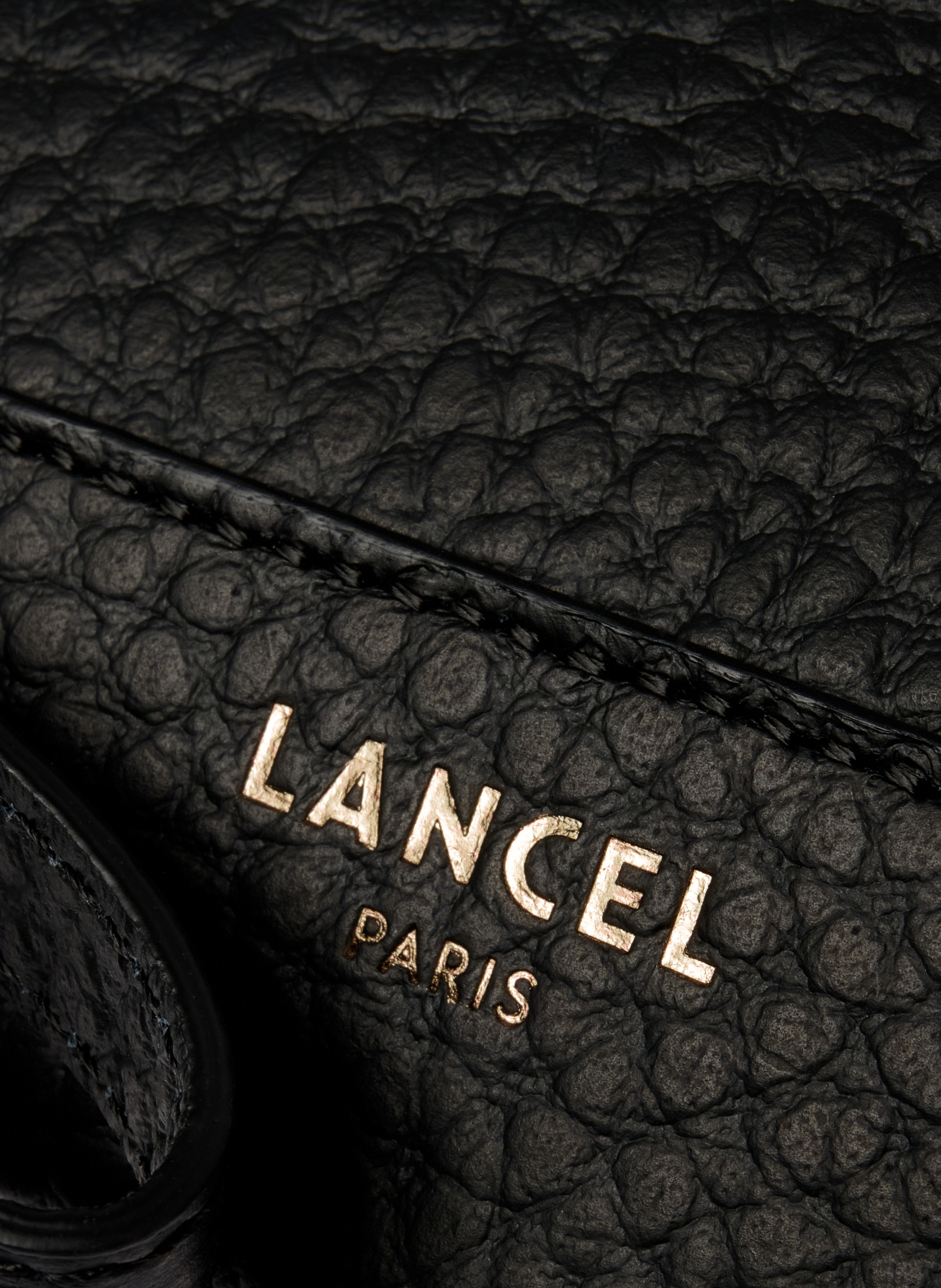 Pochette zippée s milo de lancel en cuir LANCEL Noir