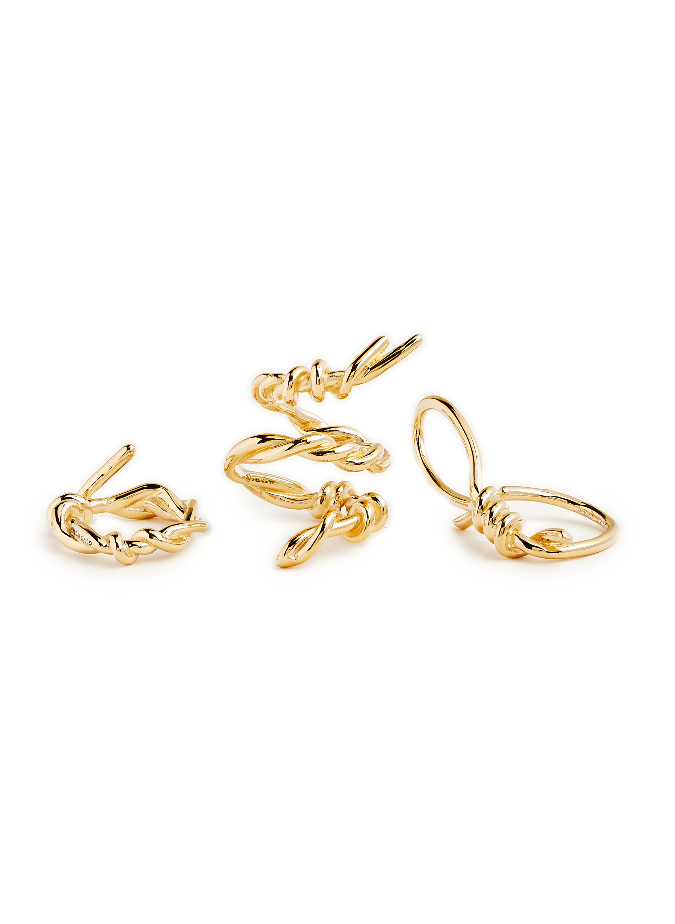 GIVENCHY Set de 3 bagues Doré