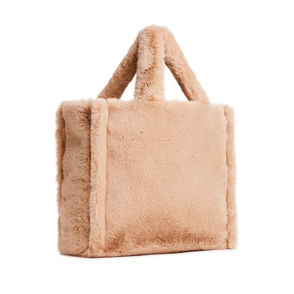 Cabas en fausse fourrure