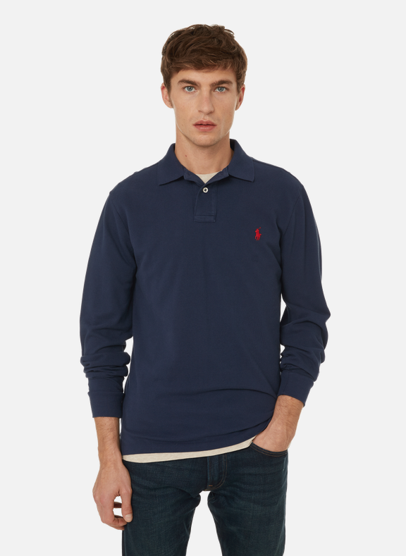Jacobs & Jacobs  Polo maille coton manches longues homme