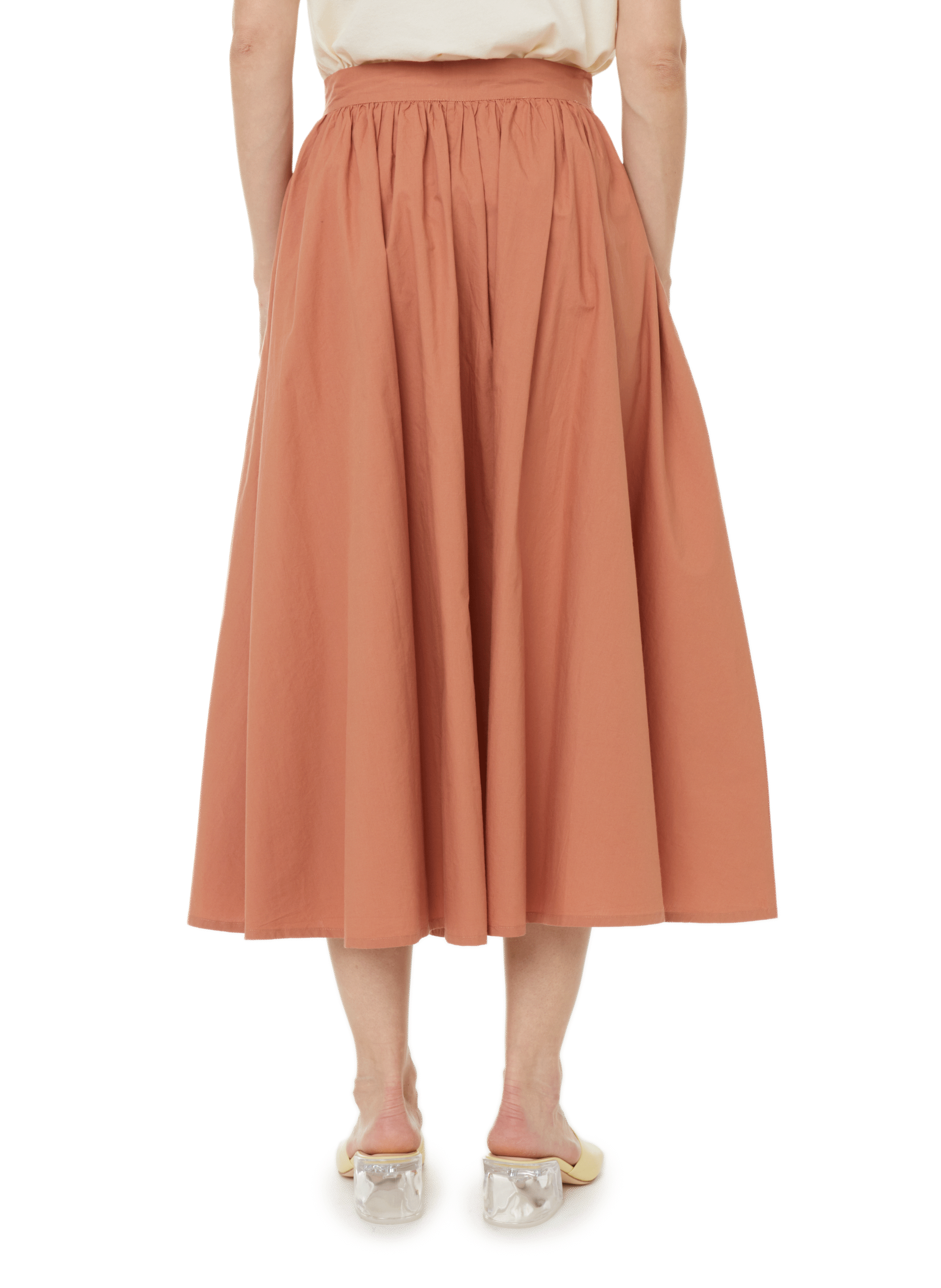 Jeremiah midi skirt  LEON & HARPER Orange