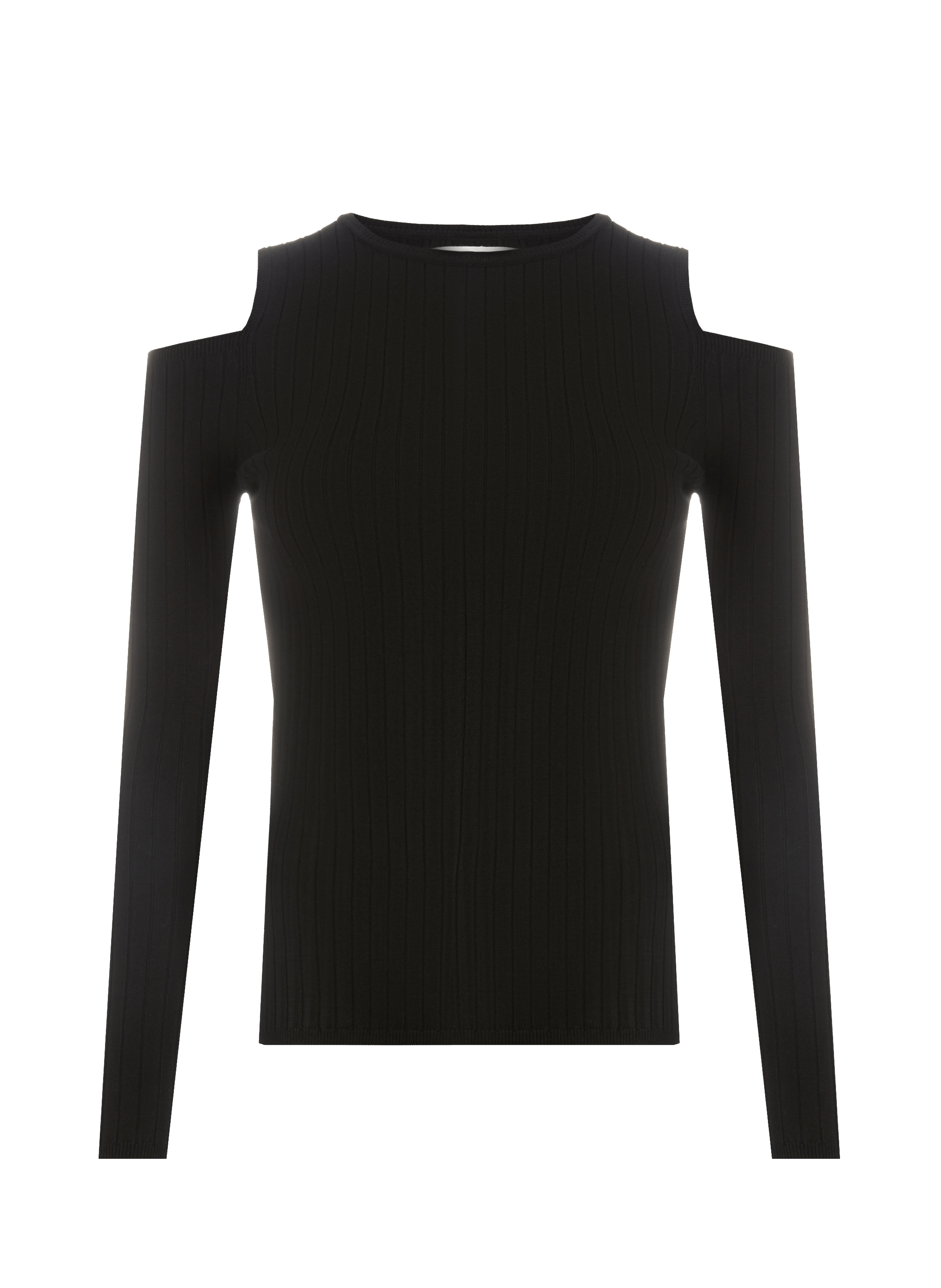 Pull avec découpes épaules SAISON 1865 Noir