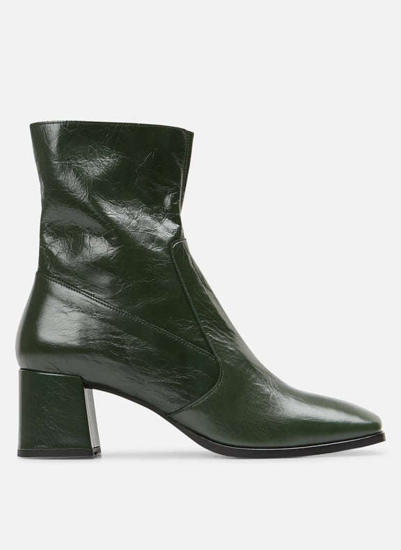 BOTTINES EN CUIR ARGENTAT JONAK pour FEMME Printemps