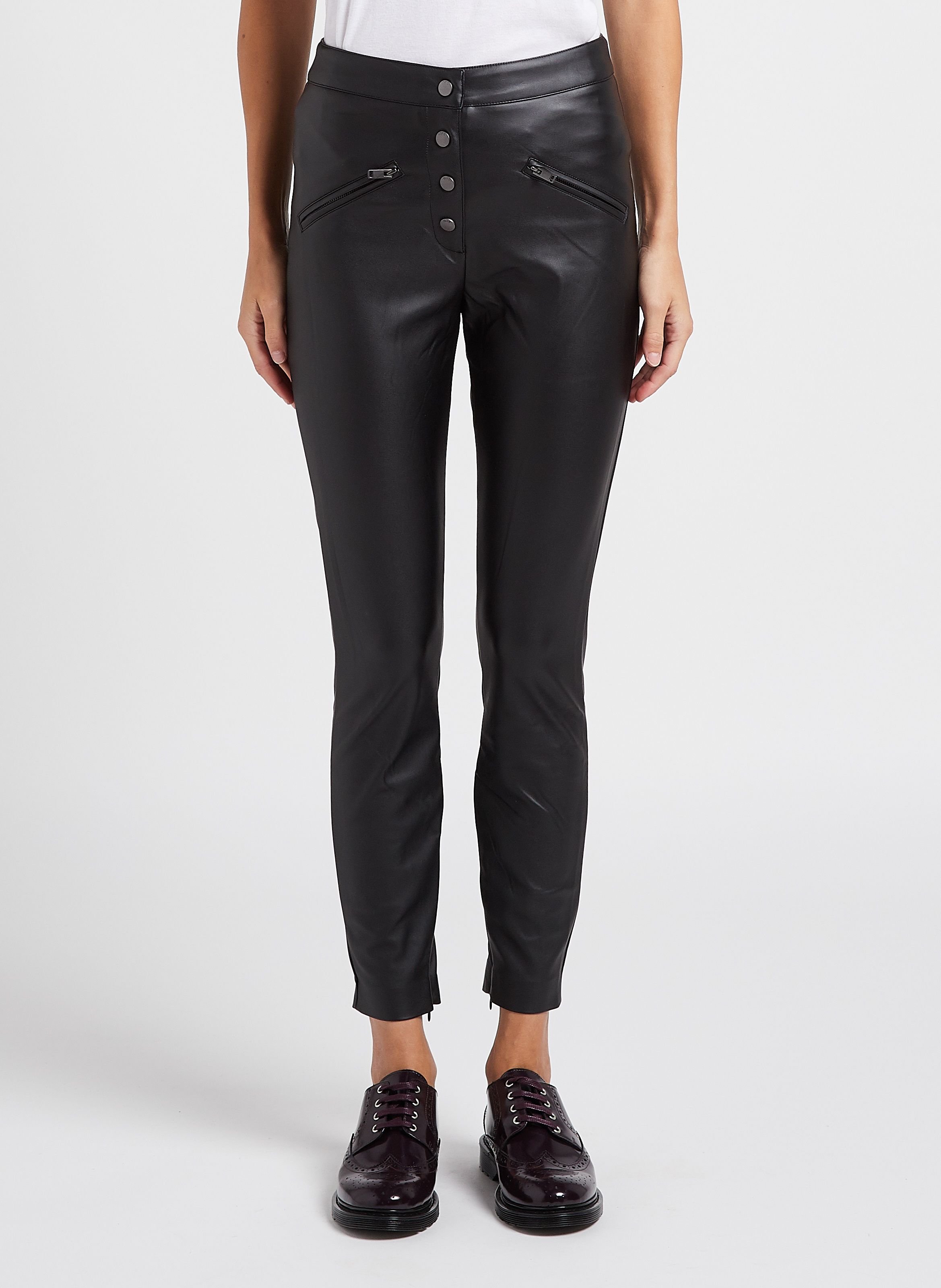 Pantalon slim taille haute