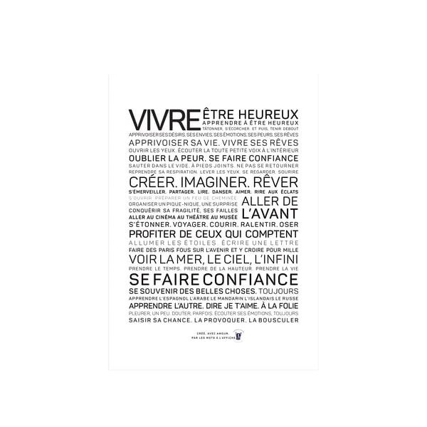 Affiche Vivre