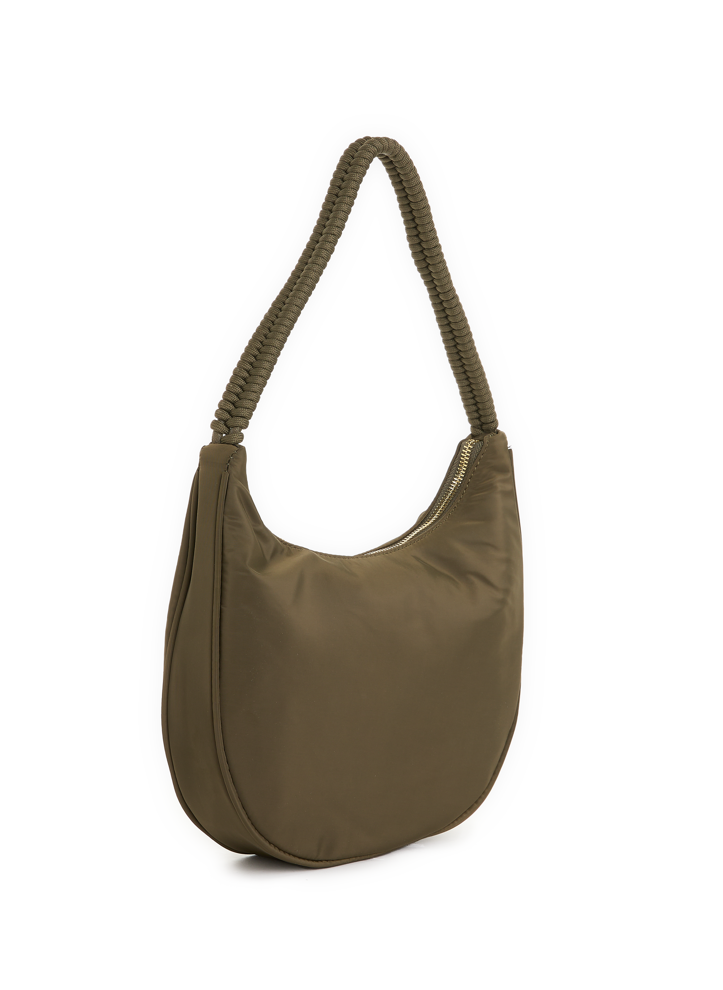 Nylon handbag AU PRINTEMPS PARIS Khaki