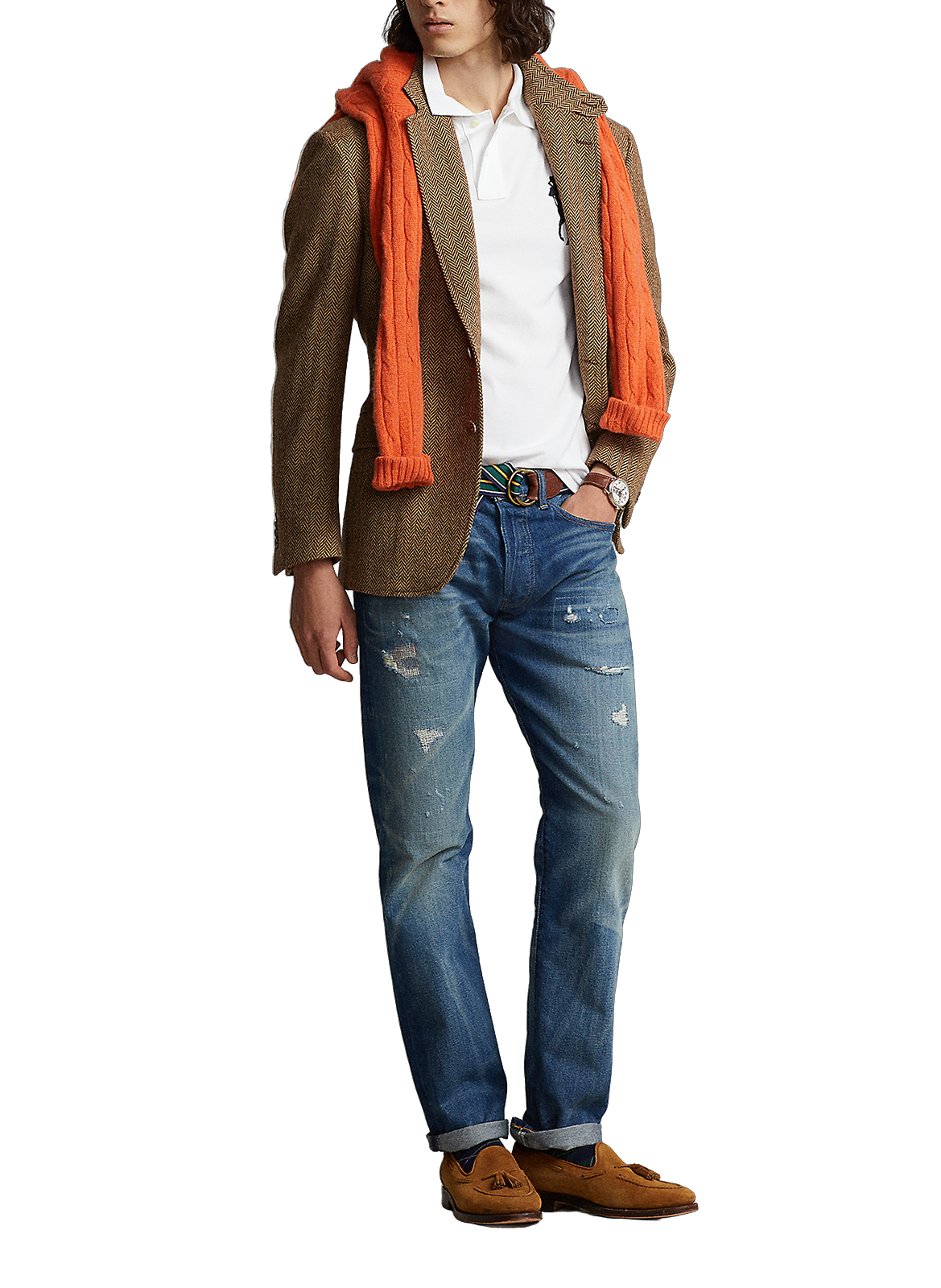 Extra slim fit cotton polo POLO RALPH LAUREN White