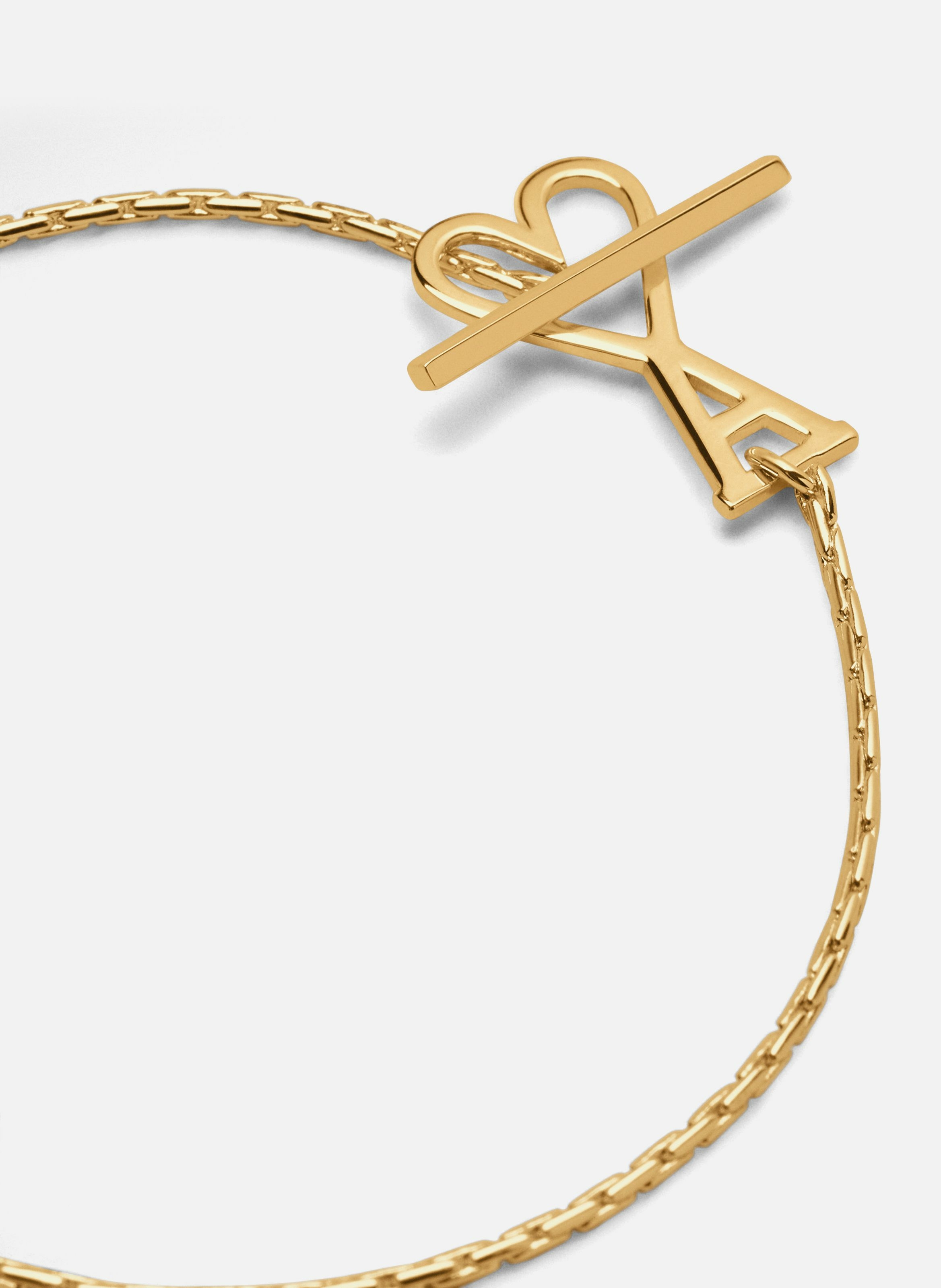 Bracelet chaîne ami de coeur unisexe AMI PARIS Doré