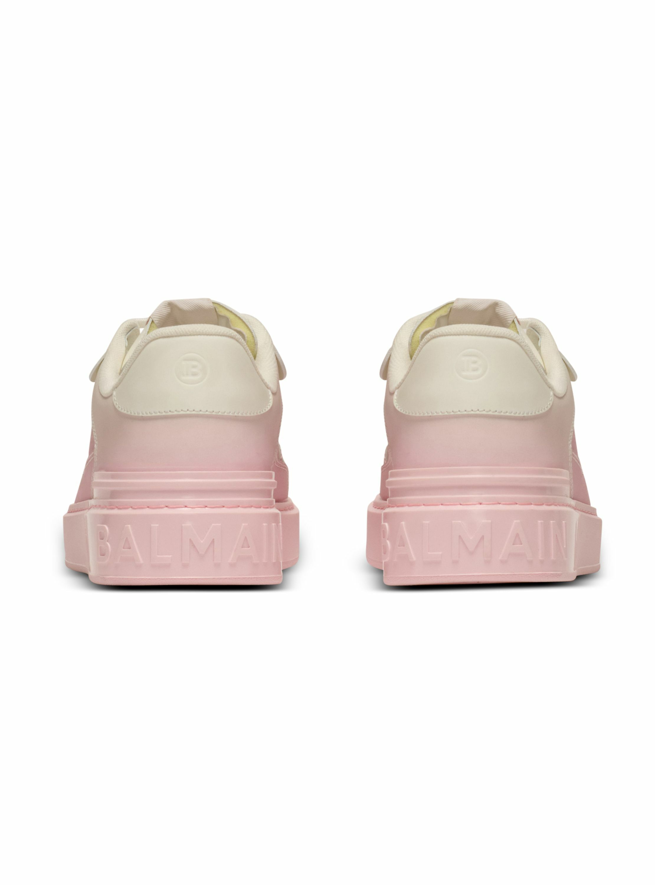 Baskets b-court flip en cuir BALMAIN Rose