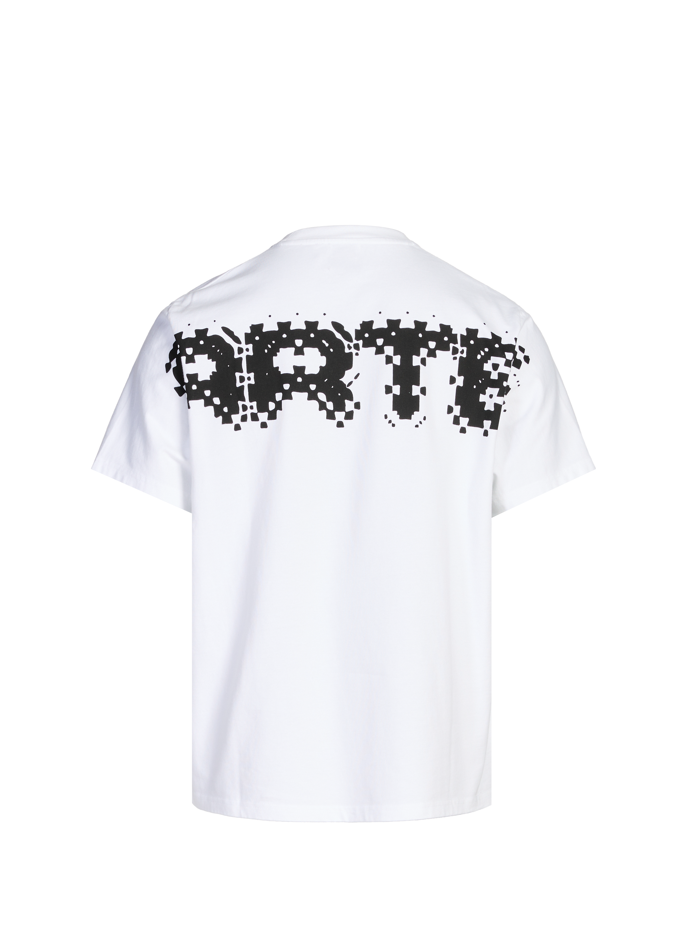 Straight printed cotton T-shirt ARTE ANTWERP White