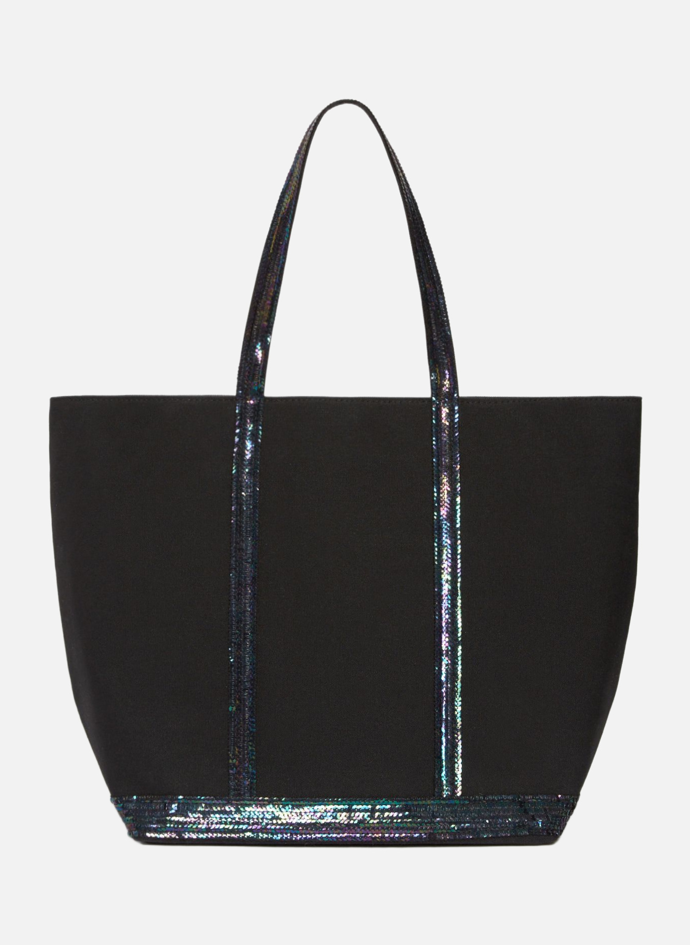 Cabas l zippé en toile VANESSA BRUNO Noir