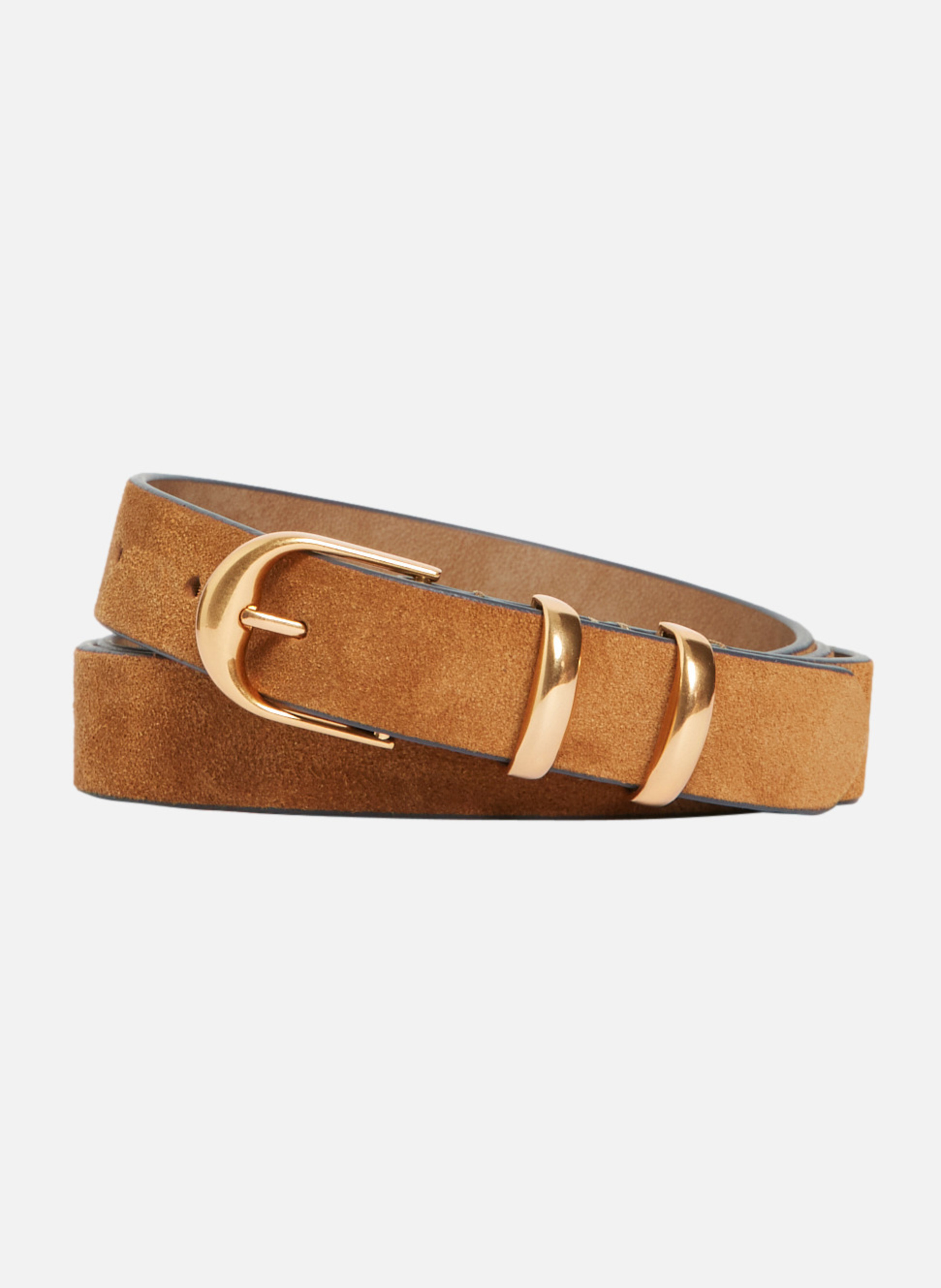 Ceinture 20mm en cuir caramel VANESSA BRUNO Marron