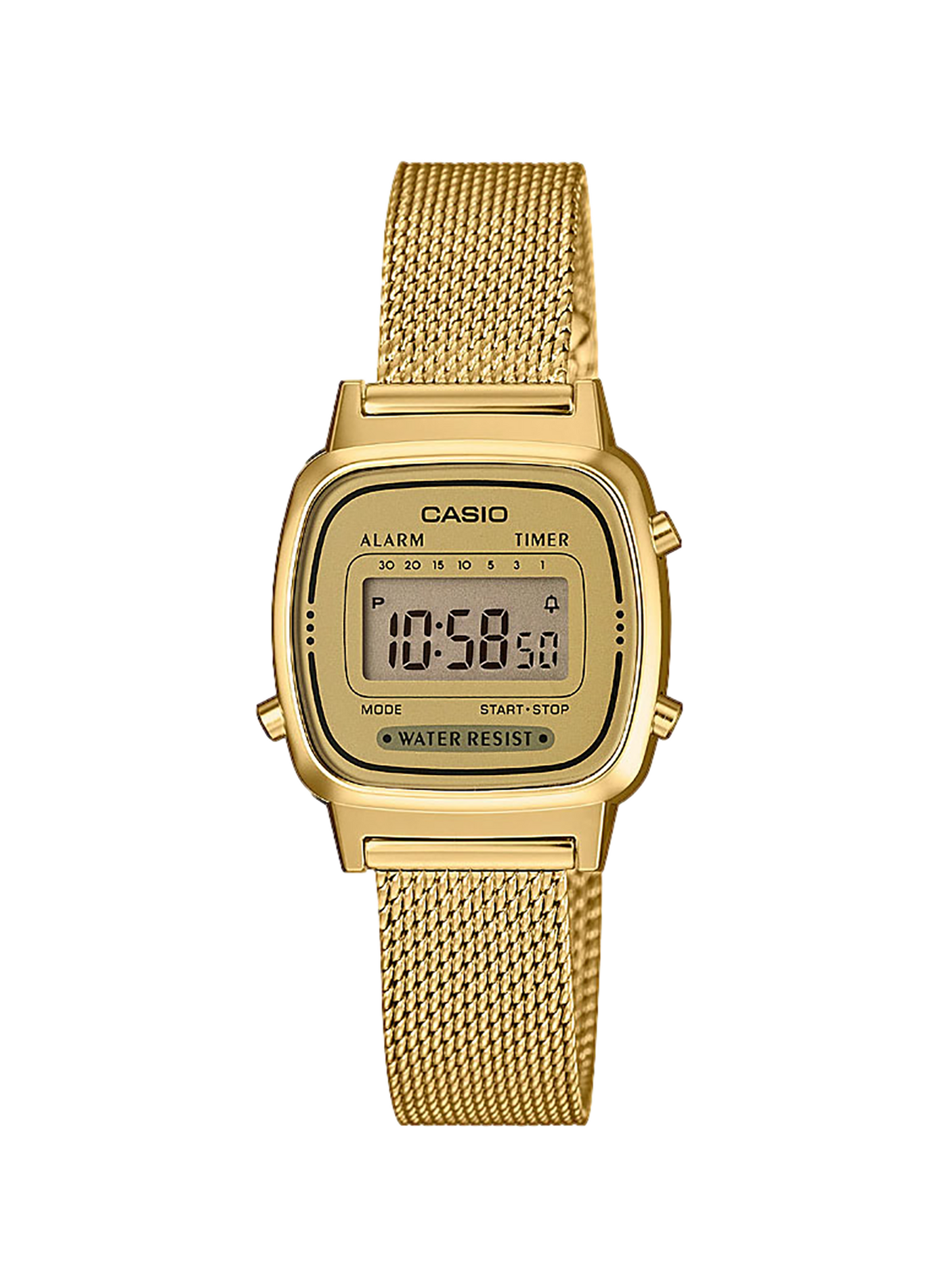 Montre quartz analogique Vintage CASIO Noir