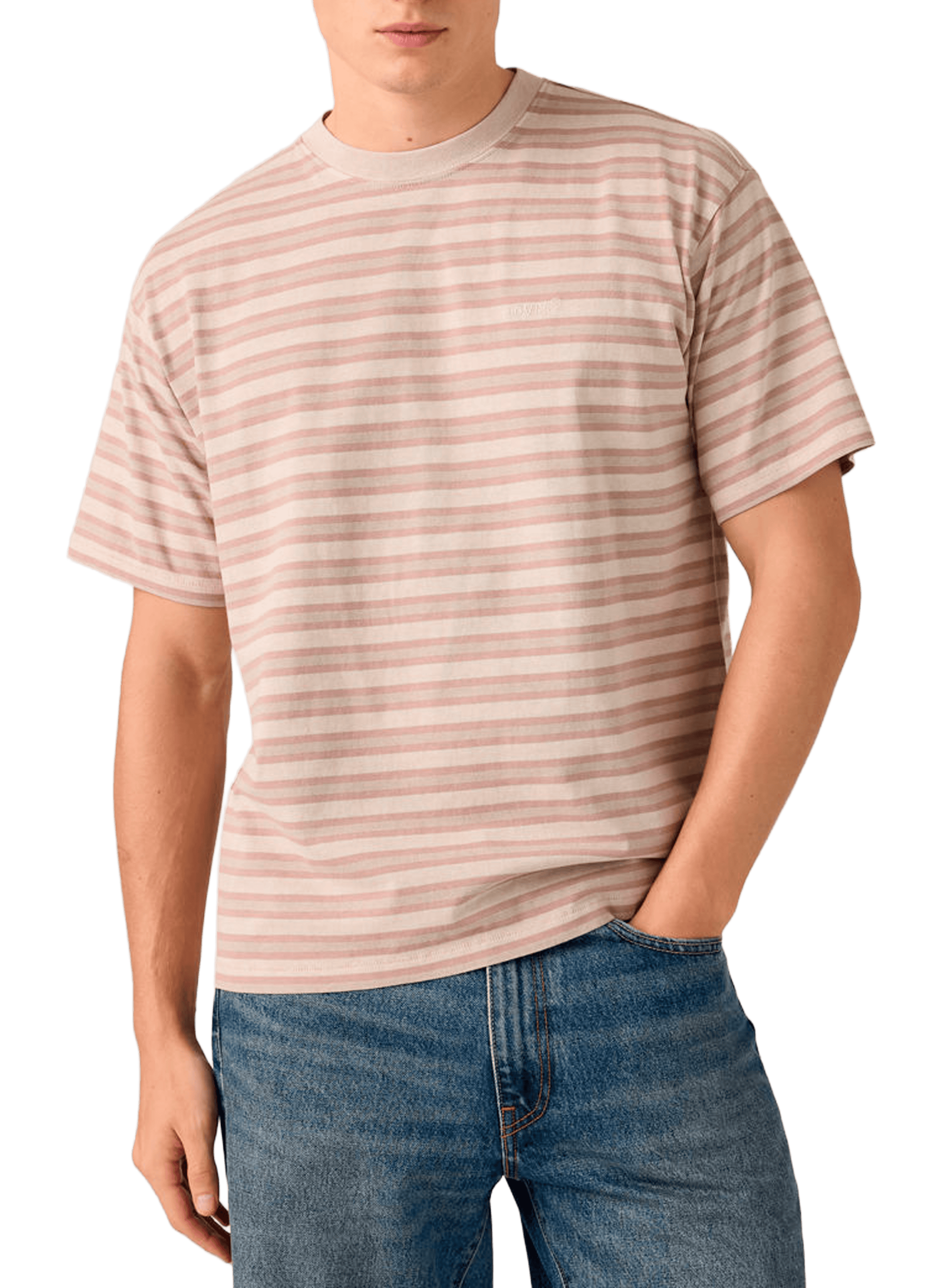 T-shirt rayé Red Tab™ en coton LEVI'S Rose