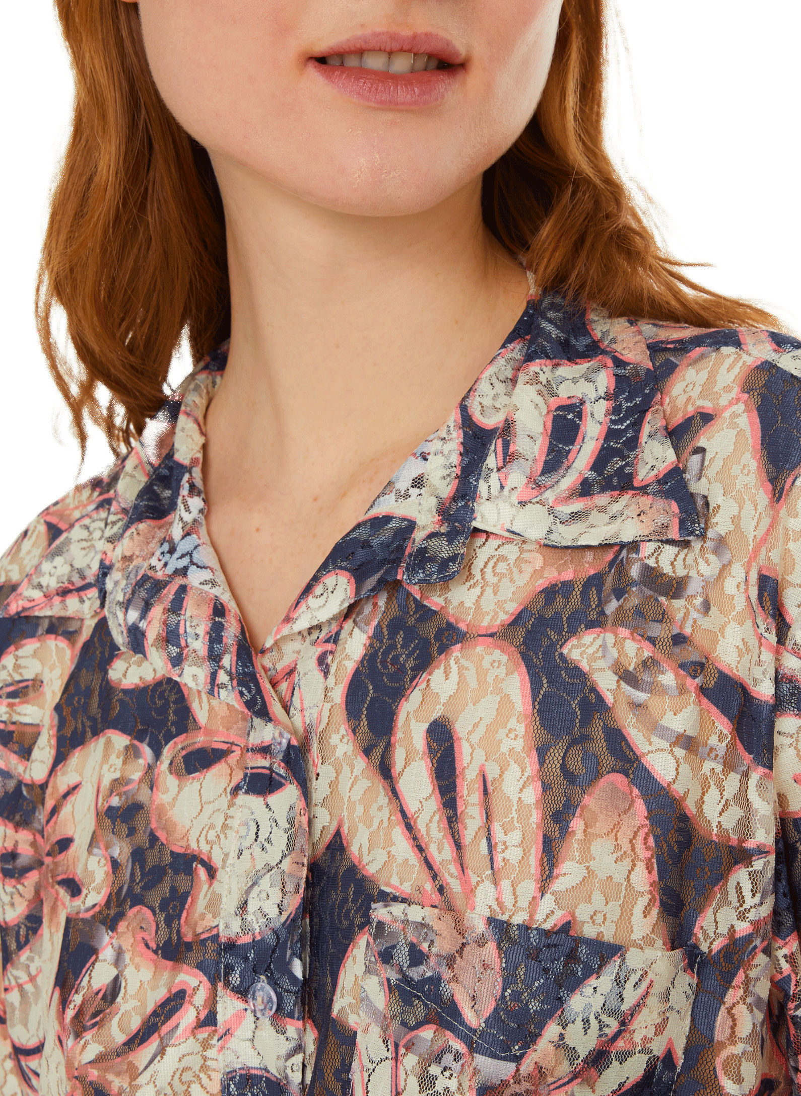 Chemise fluide Convention satinée COLLINA STRADA Multicolore