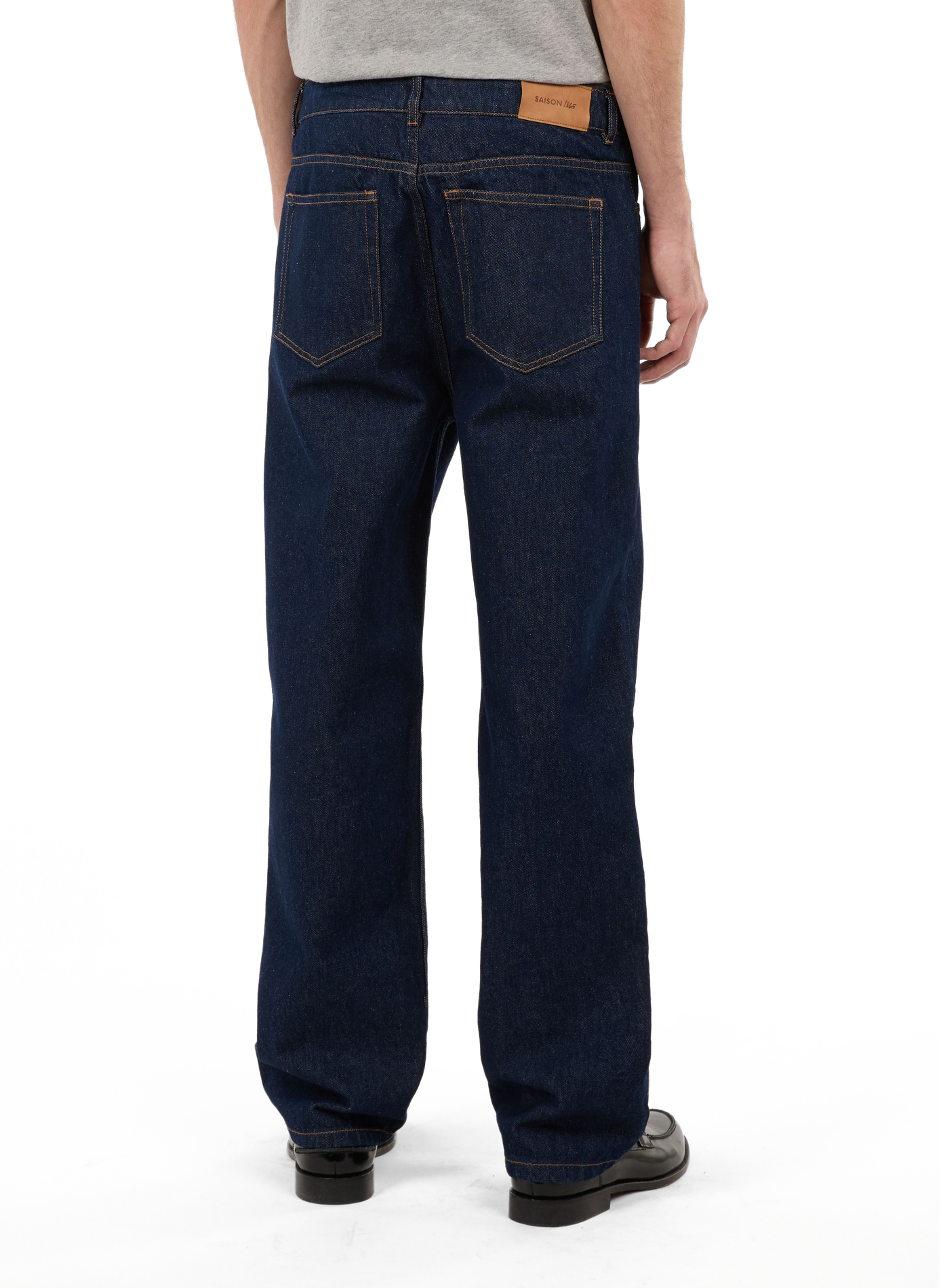 Straight-fit cotton jeans SAISON 1865 Blue
