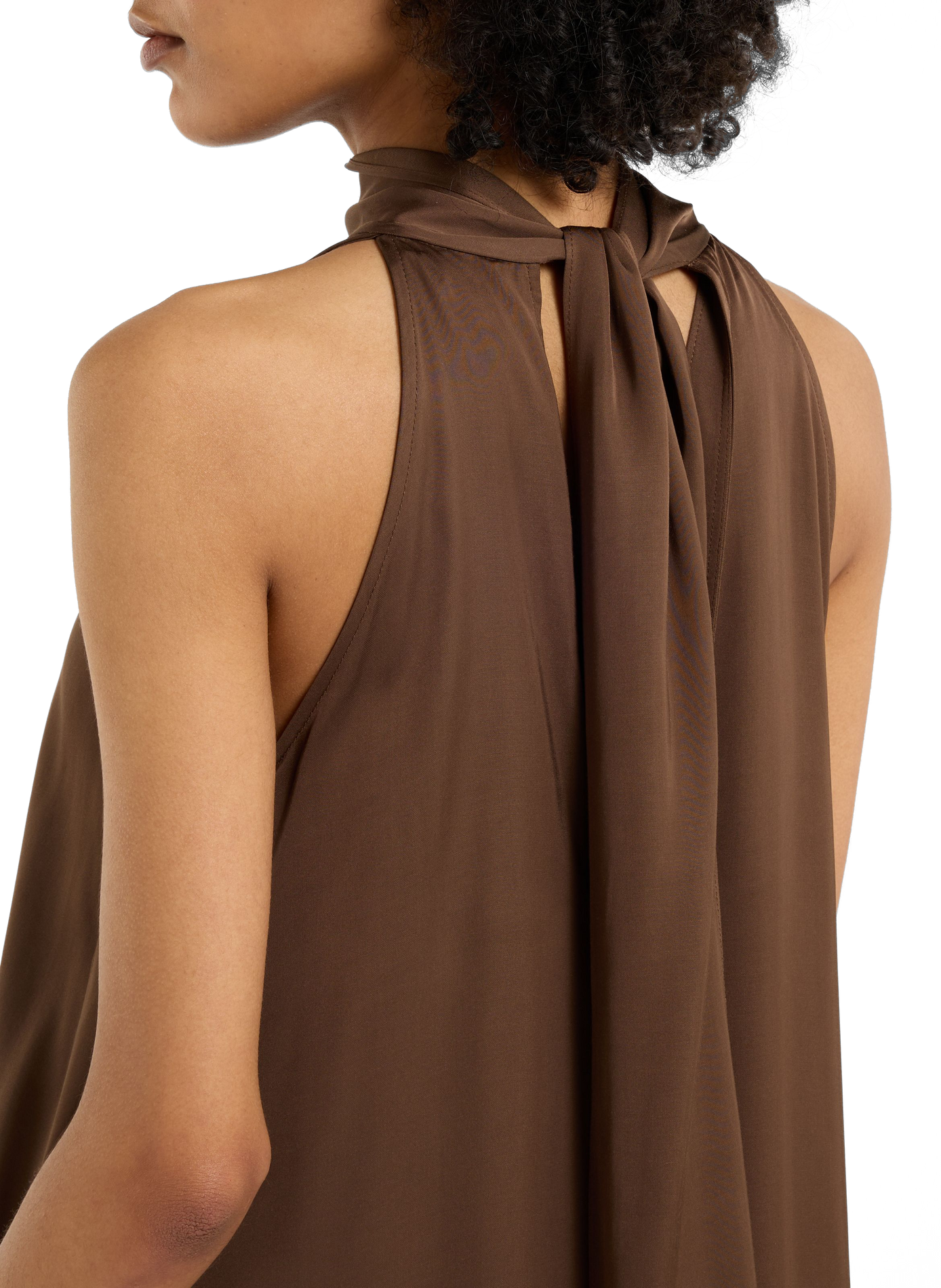 Robe courte en voile Arop SAISON 1865 Marron