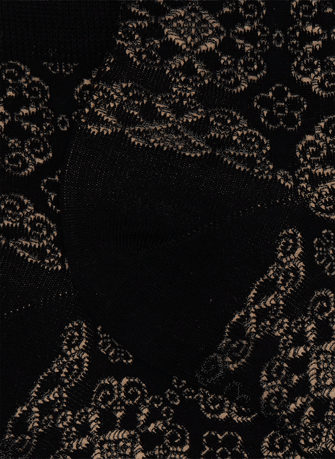 Low-cut patterned socks in blended cotton. DORÉ DORÉ Black