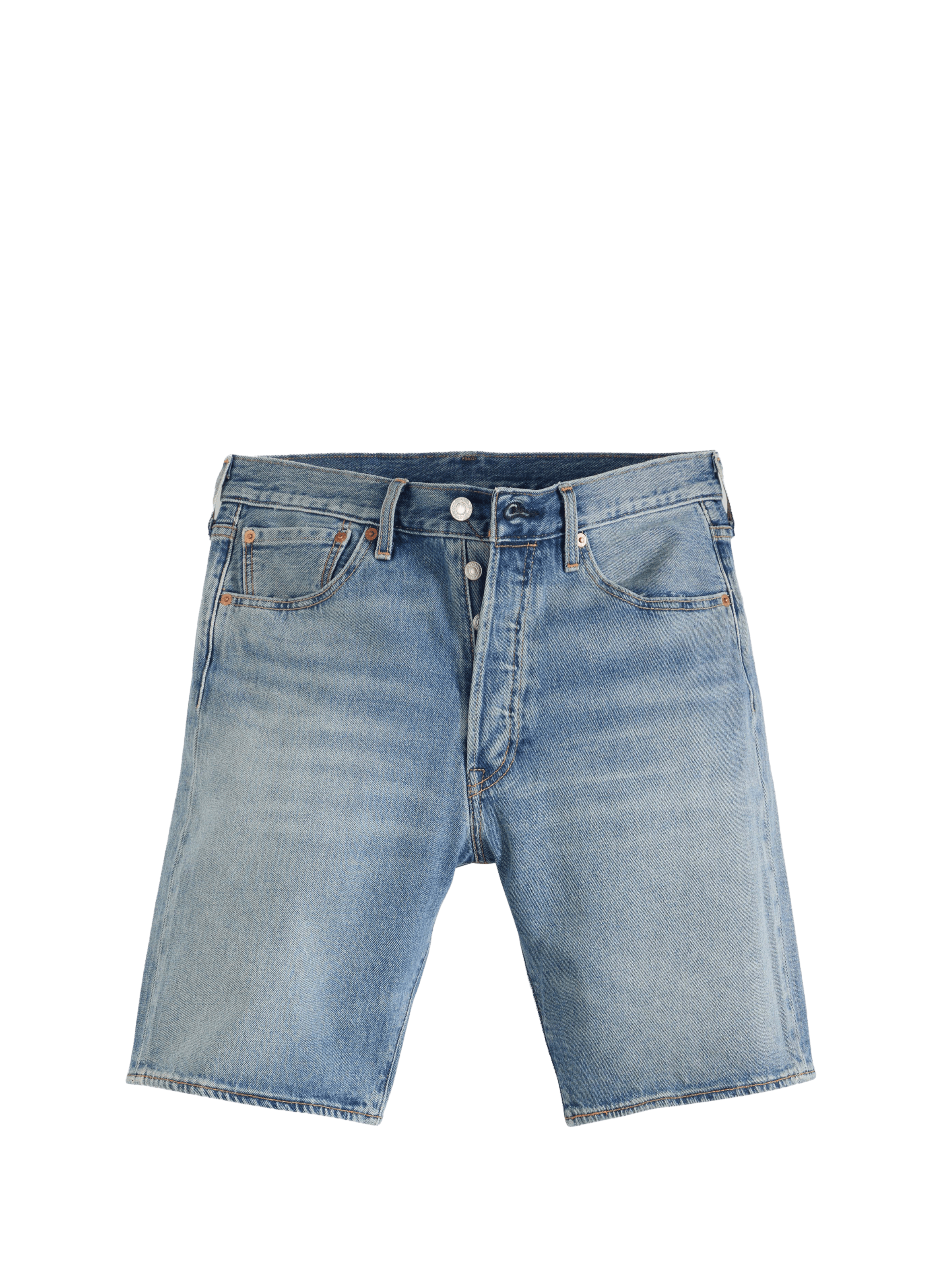 Short denim en coton mélangé LEVI'S Bleu