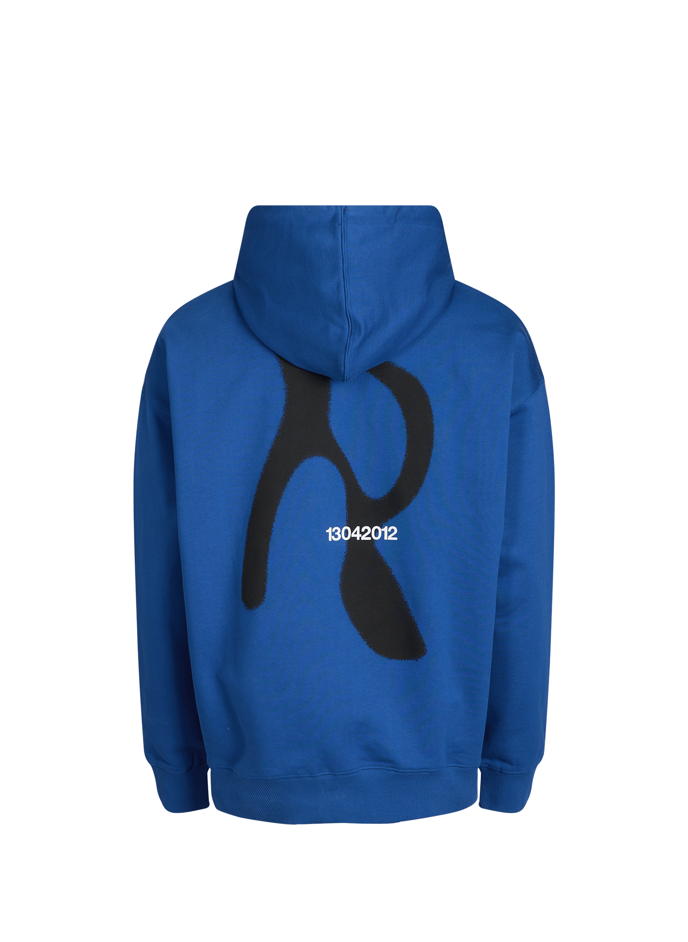 Hoodie à capuche en coton RAINS Bleu