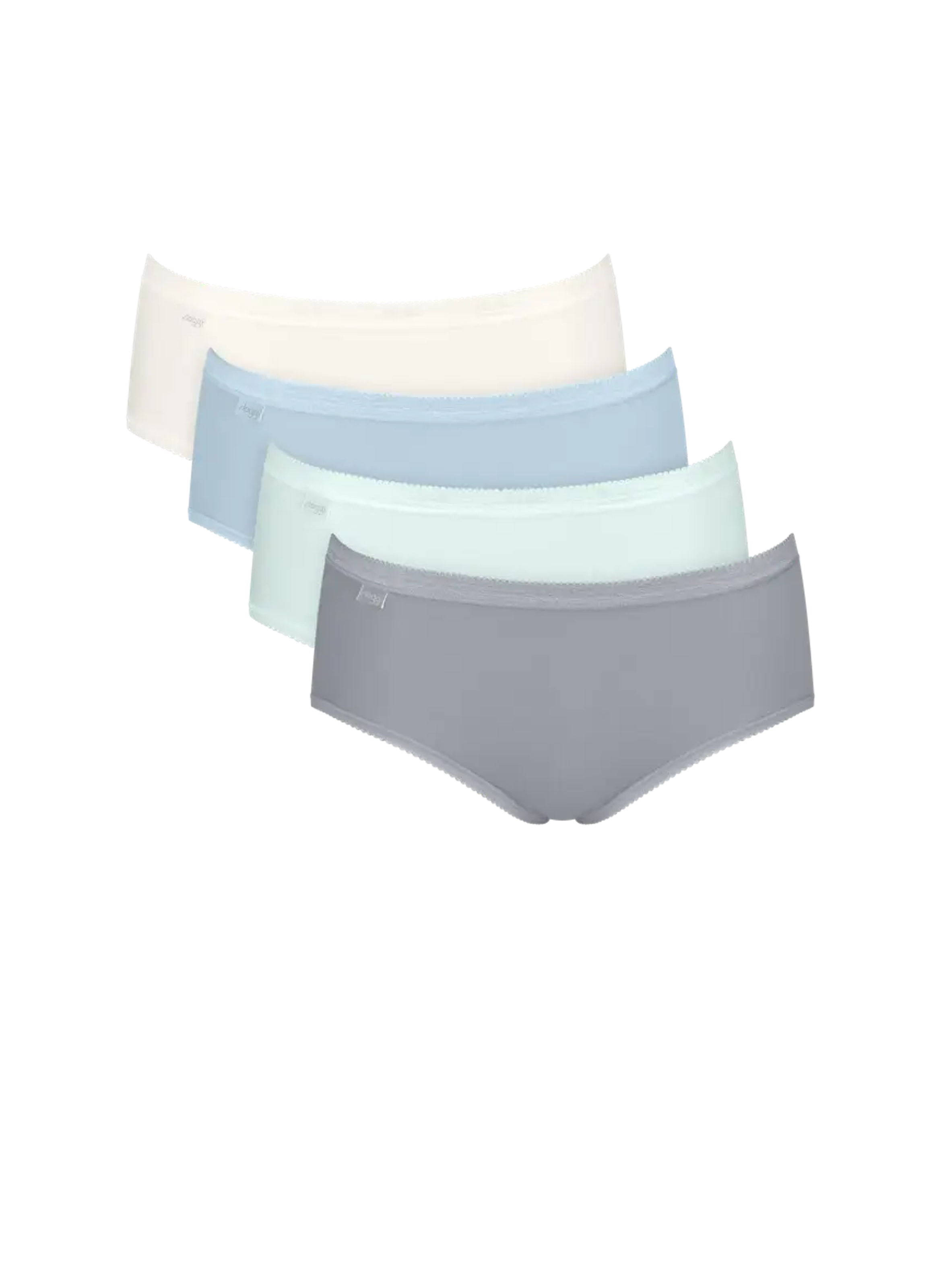 Set of 4 cotton panties SLOGGI Multicolour