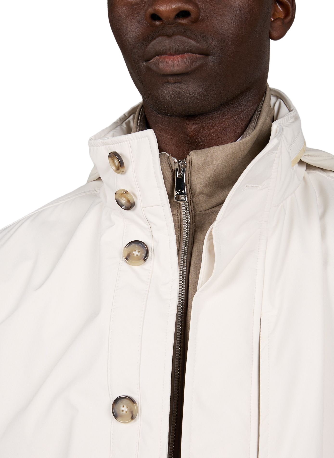 Light jacket with high collar PAUL & SHARK Beige