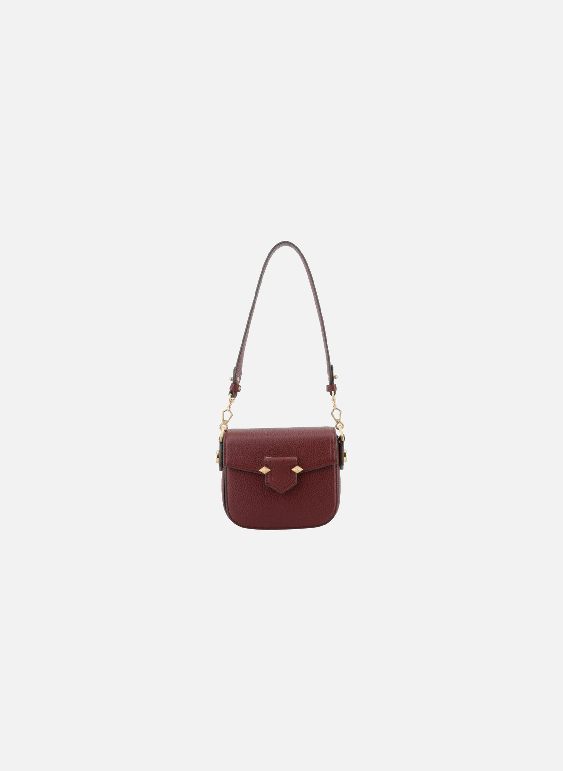Sèvres | sac à main gm en cuir de vachette POURCHET Rouge