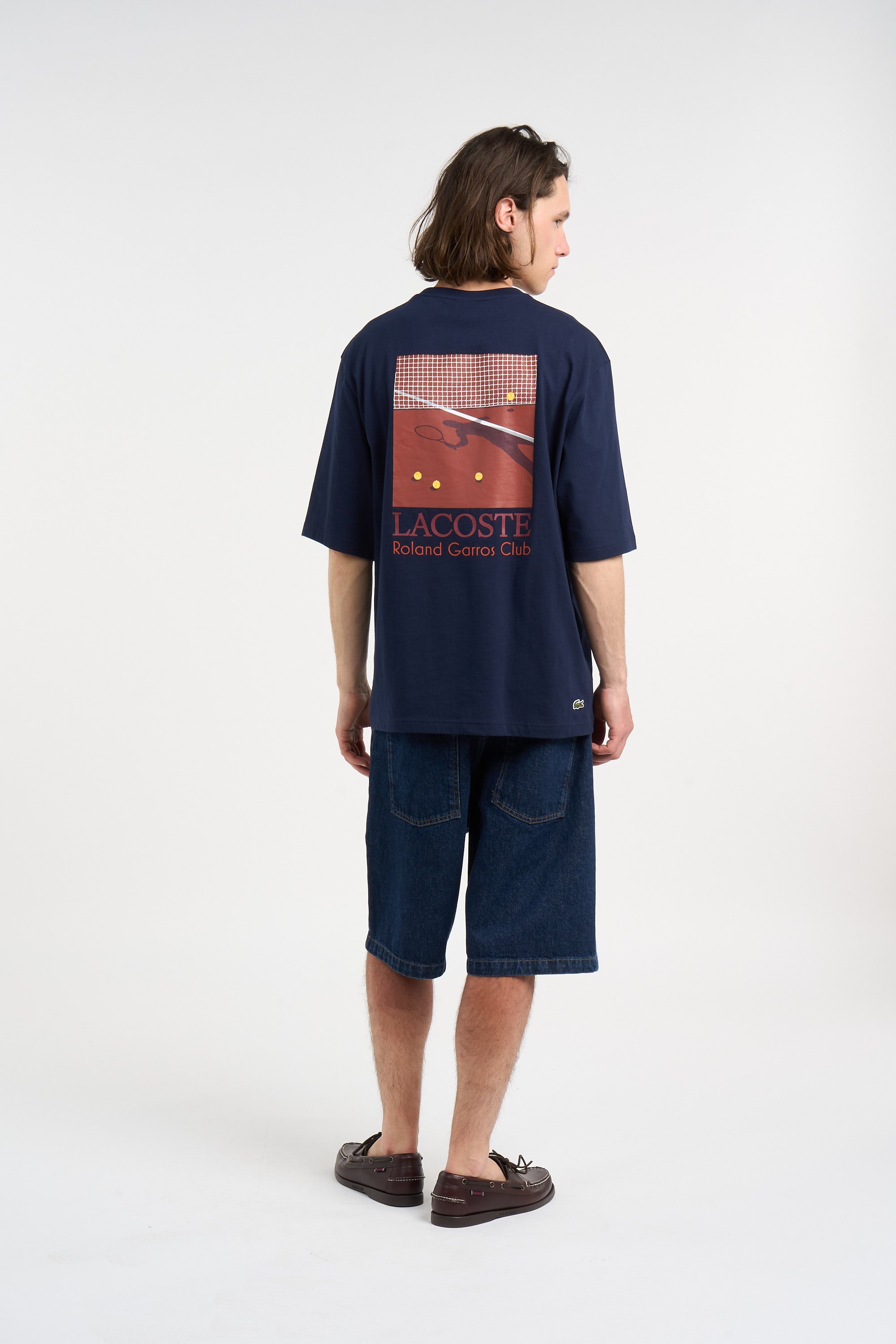 T-shirt roland garros club LACOSTE Bleu