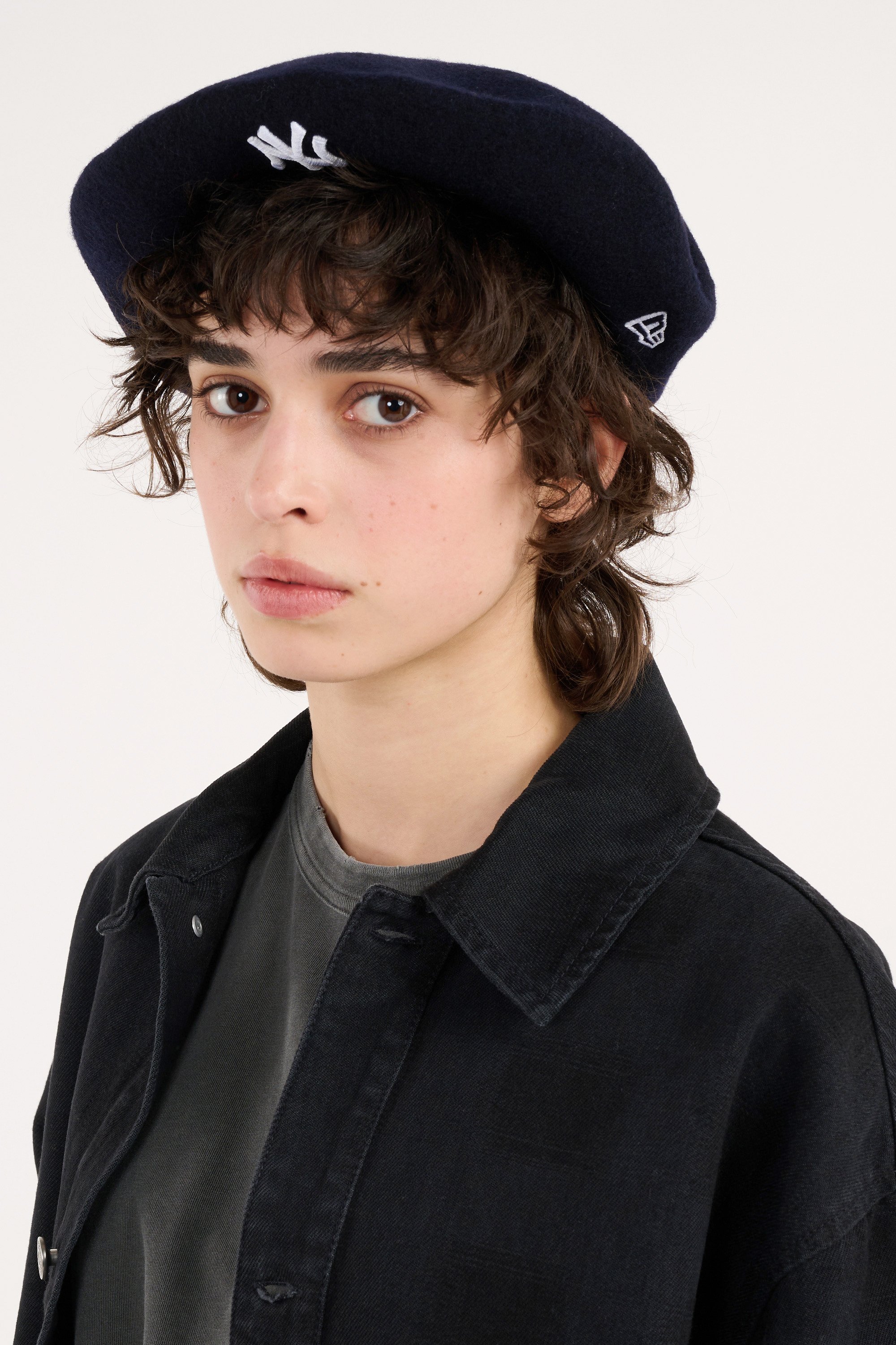 Béret wmns wool beret NEW ERA Bleu