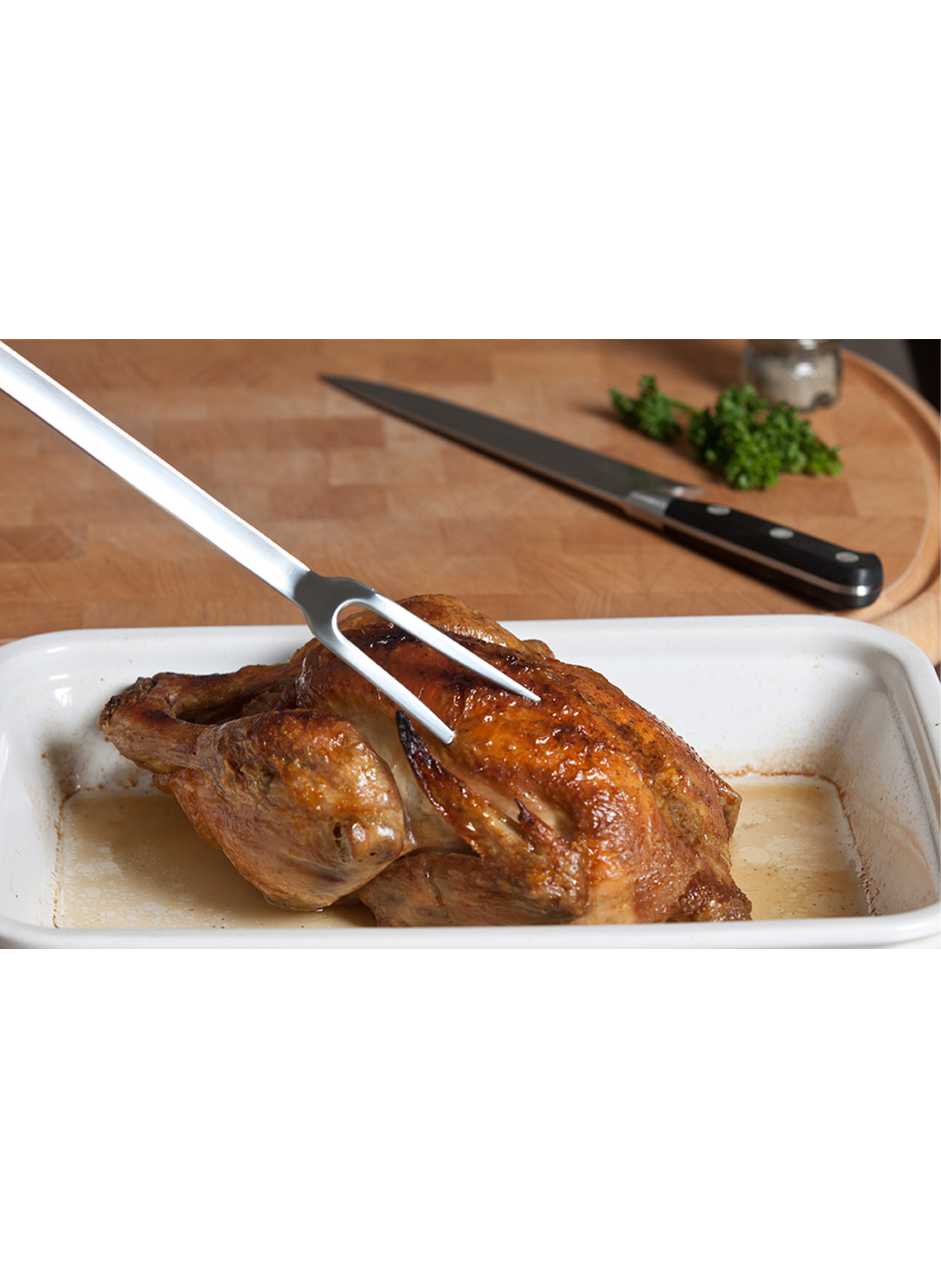 Fourchette à viande Poc en inox CRISTEL Gris