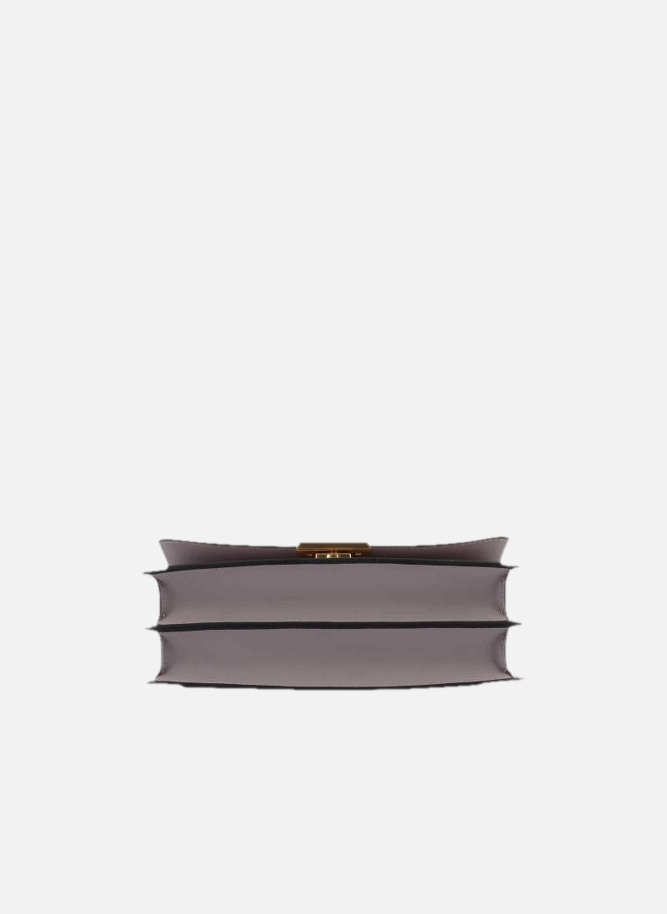 Anjou | sac porté épaule mm en cuir lisse POURCHET Violet