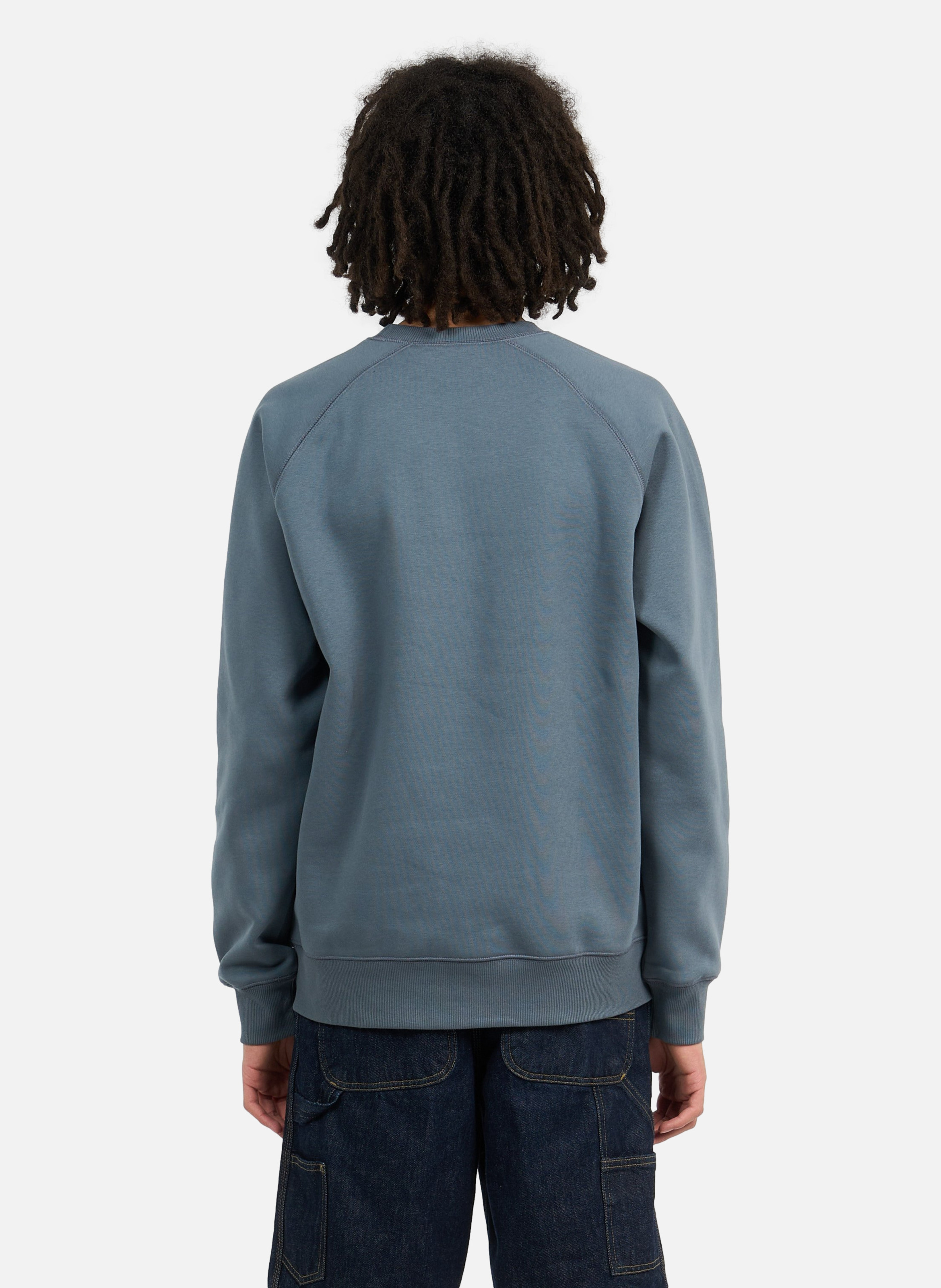 Sweatshirt chase CARHARTT WIP Bleu