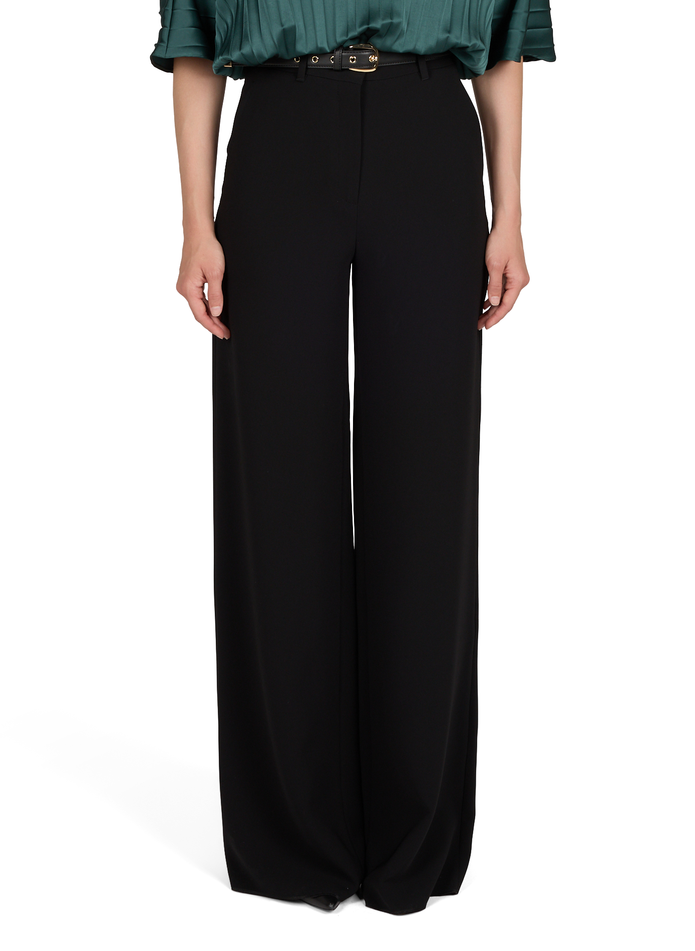 Wide-leg trousers MAX MARA STUDIO Black