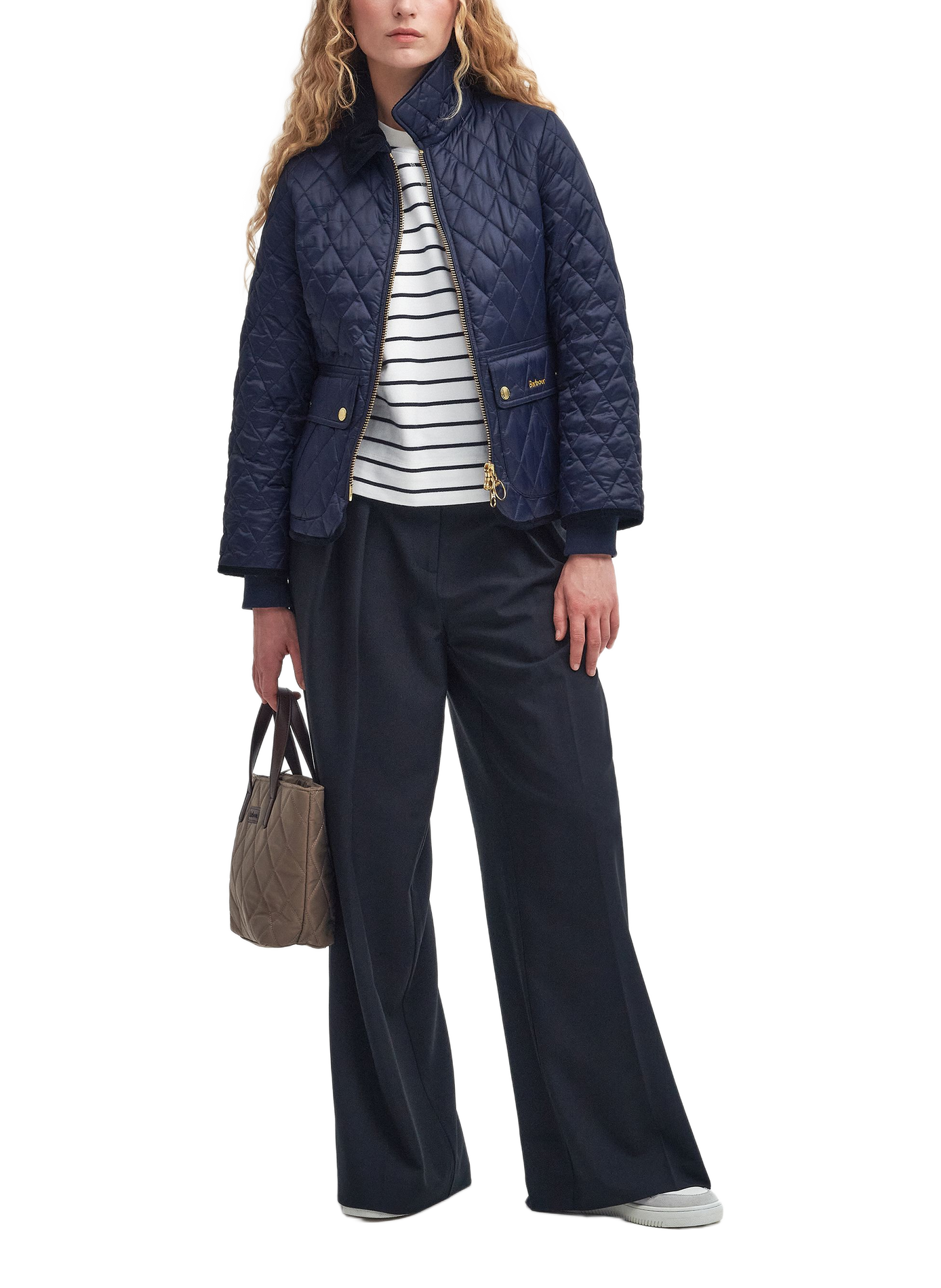 Fitted Beadnell Quilted Jacket BARBOUR Blue