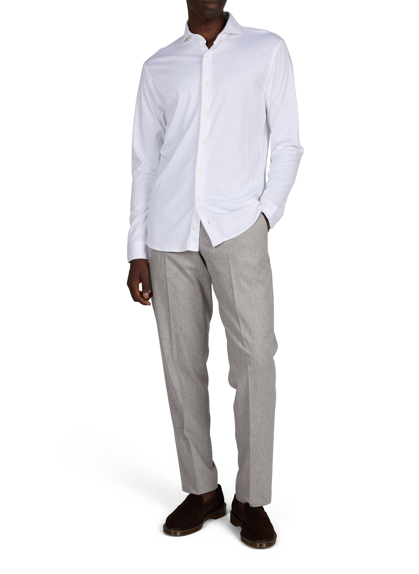 Chemise en coton VAN LAACK Blanc