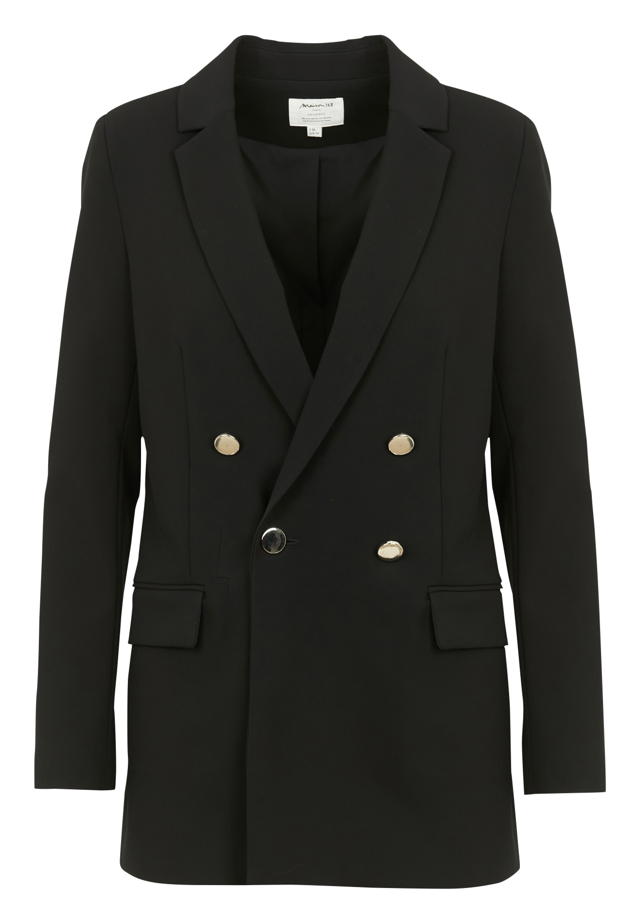 Veste tailleur droite MAISON 123 Noir