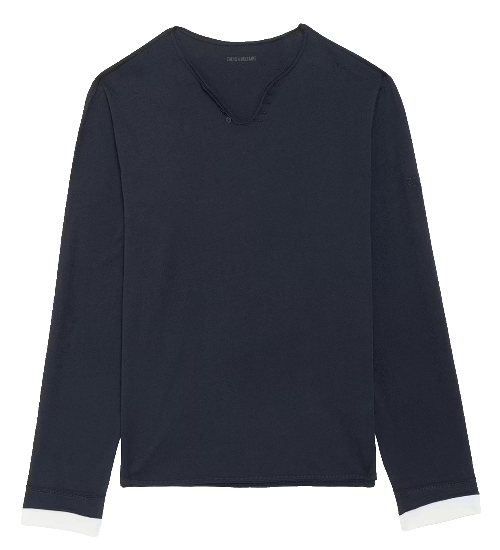 Tee-shirt tunisien bicolore en coton monastir ZADIG&VOLTAIRE Bleu