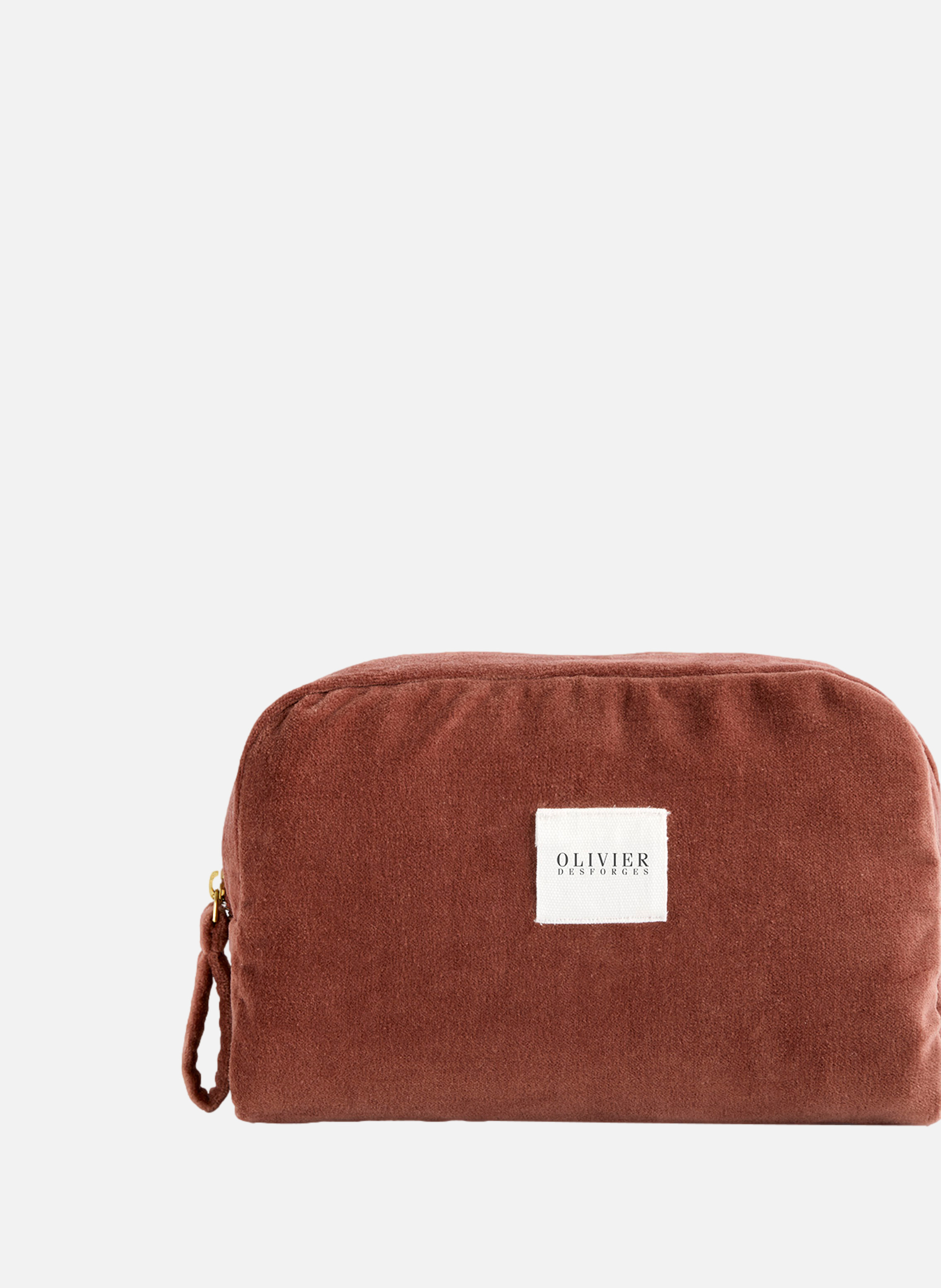 Trousse en velours, romy  Bruyere24 x 16 cm